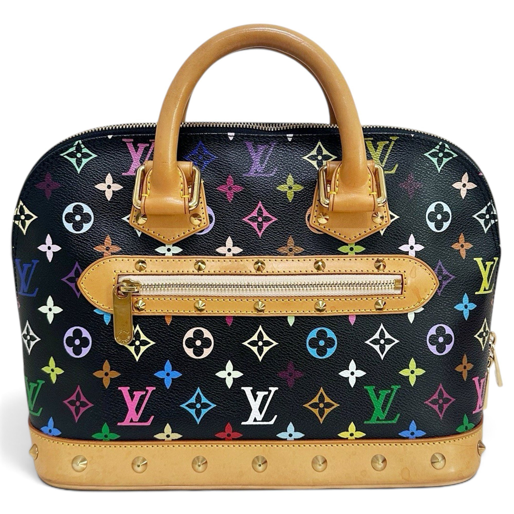 Louis Vuitton Alma leather handbag