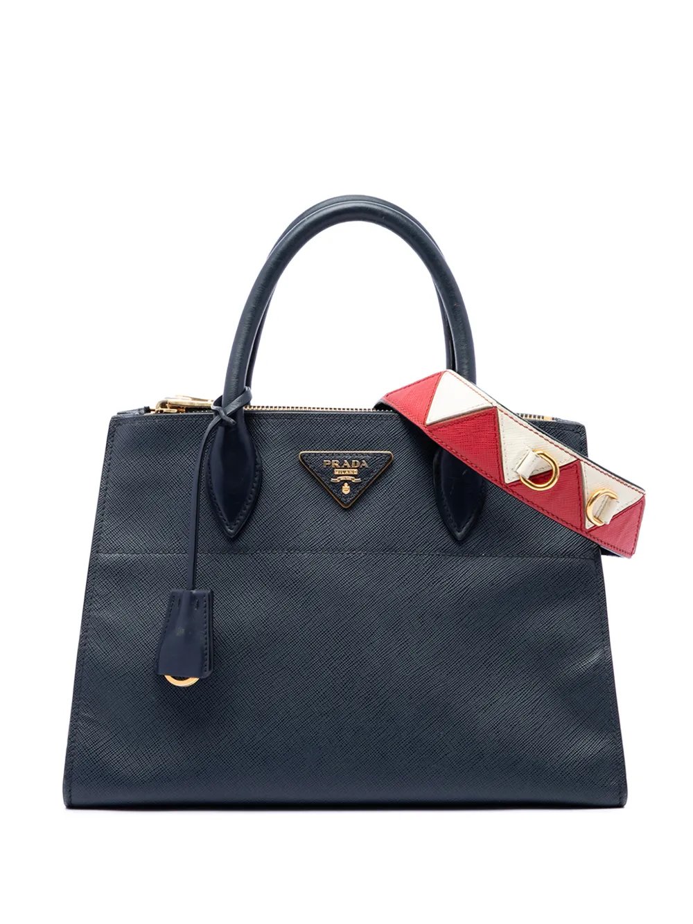 2010-2026 City Calf Trimmed Saffiano Greche Paradigme Bag satchel
