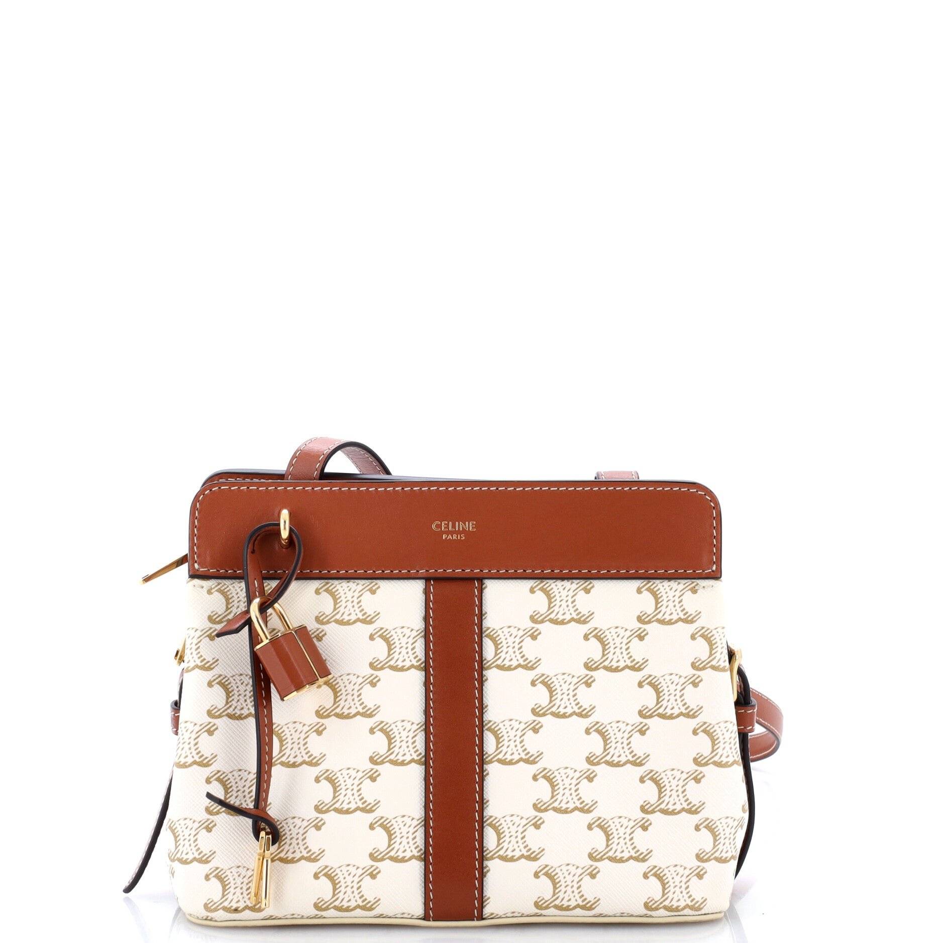 Teen Cabas De France Bag Triomphe Coated Canvas Small