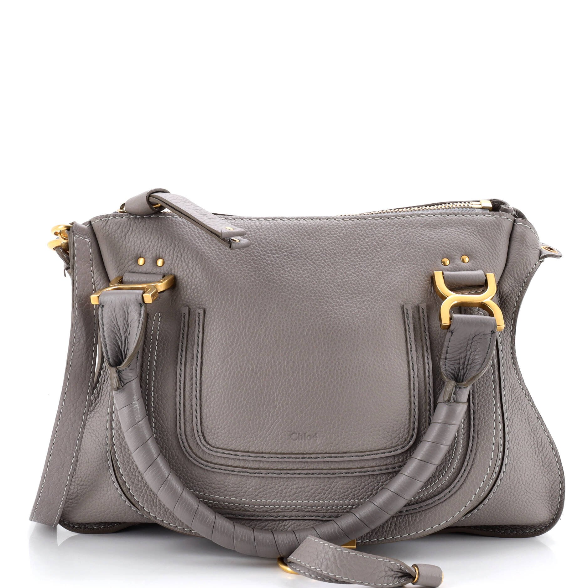 Marcie Satchel Leather Medium