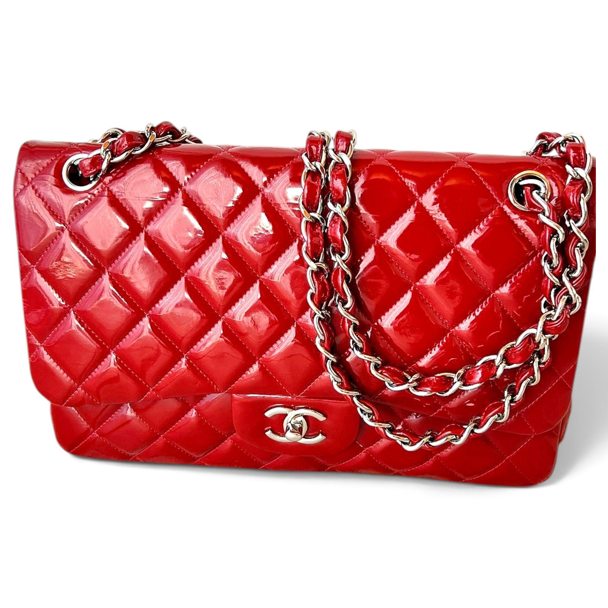 Timeless/Classique patent leather handbag