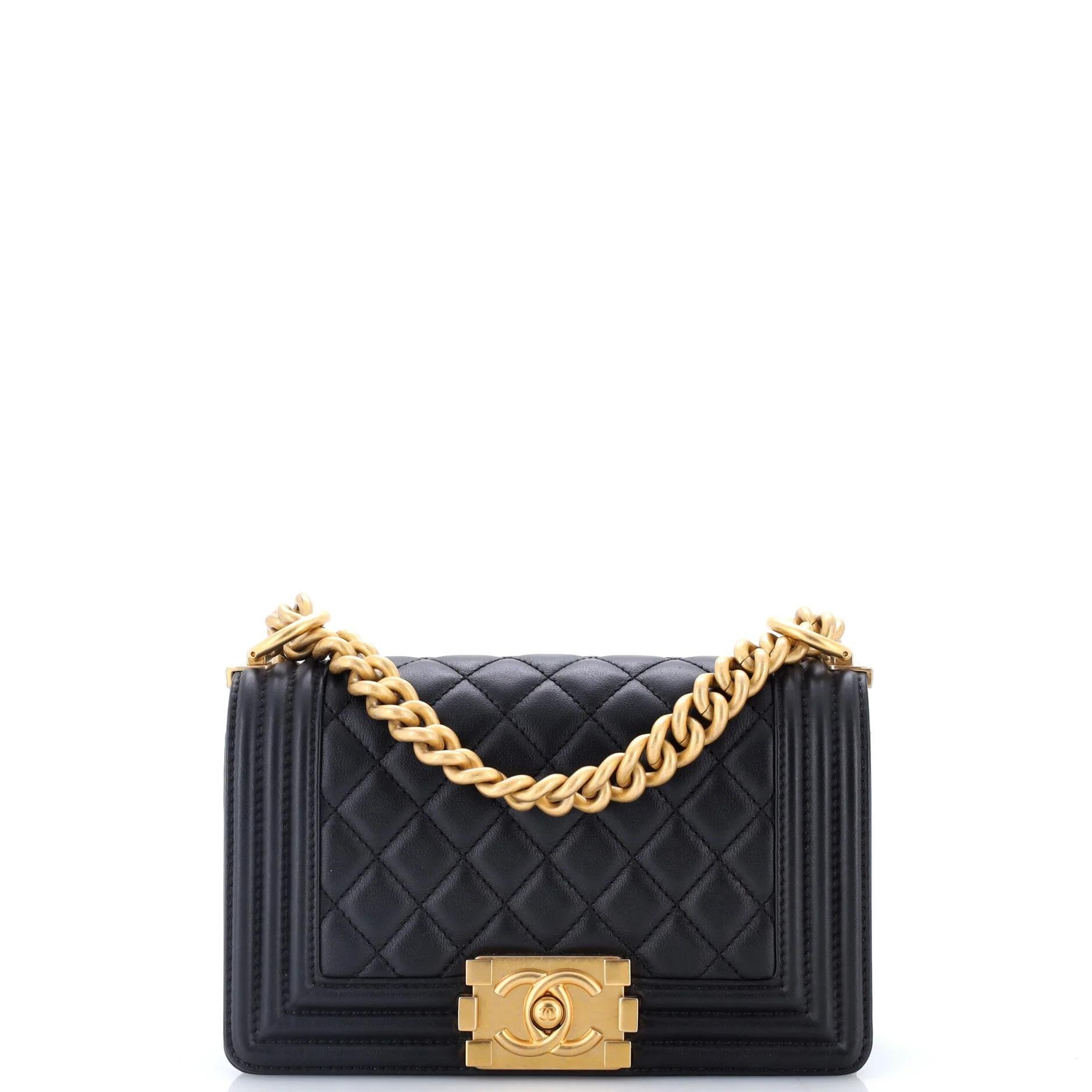 Boy leather crossbody bag