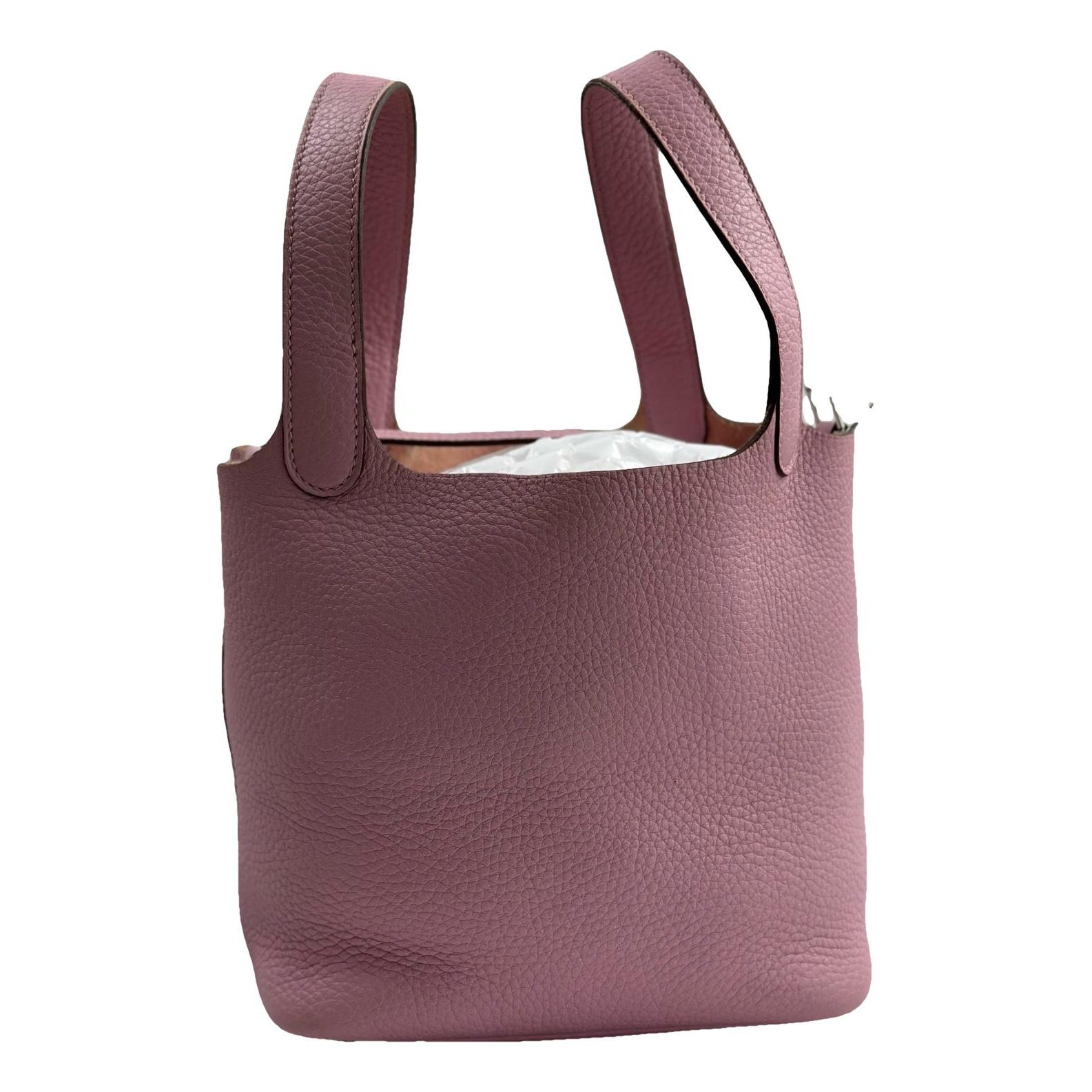 Picotin leather tote