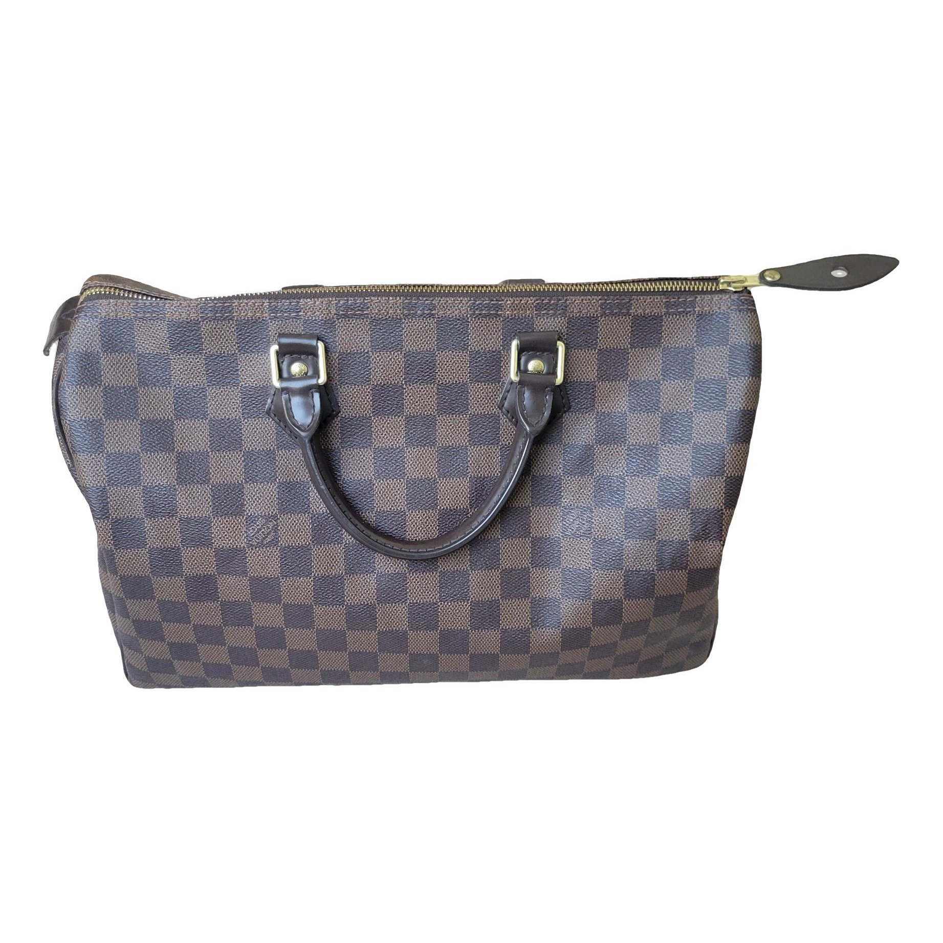 Speedy leather handbag