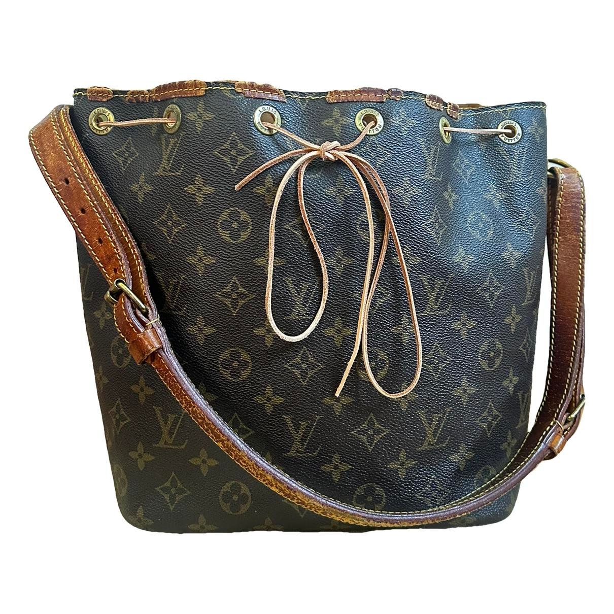 Petit Noé trunk leather handbag
