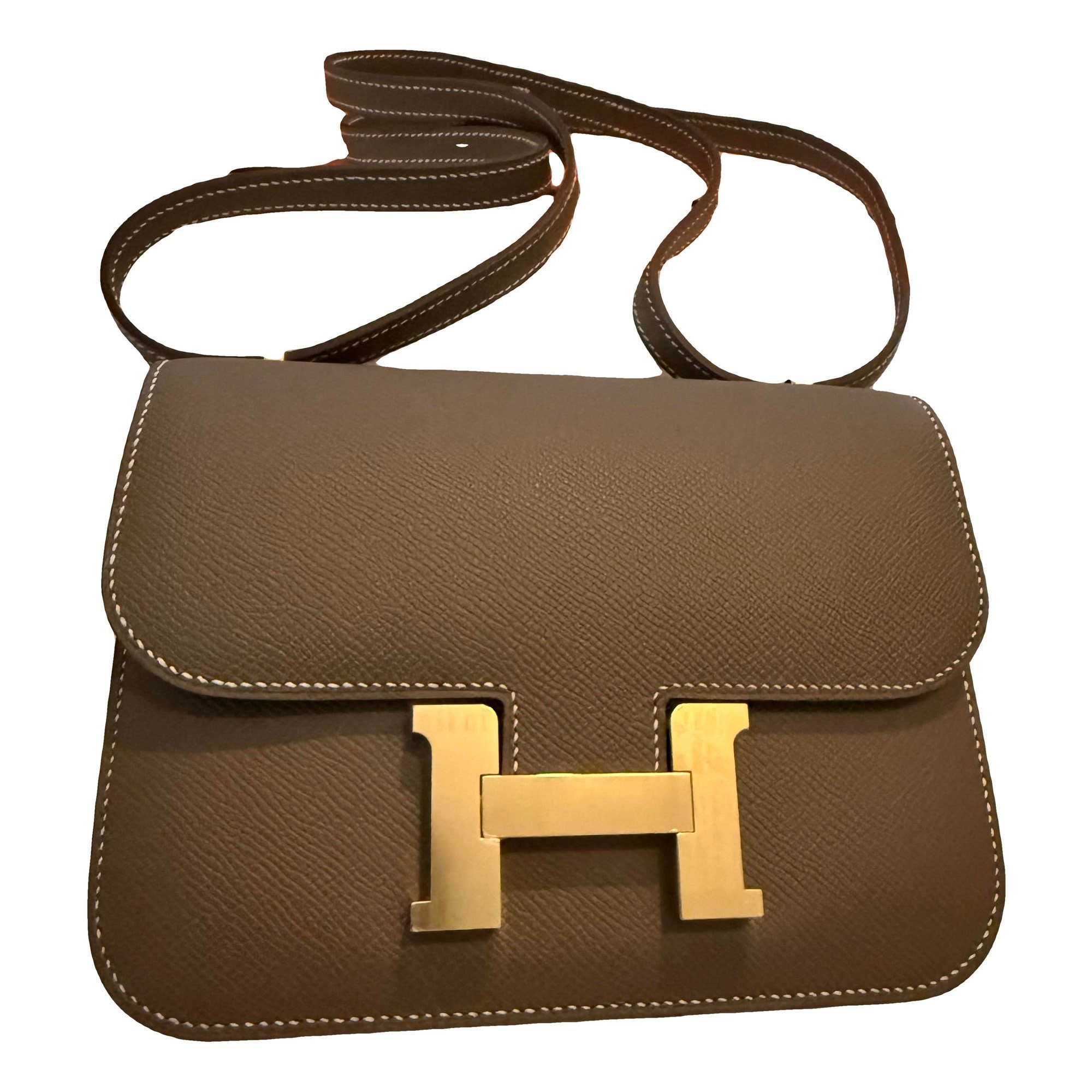 Hermes Constance 18 Handbag Etoupe