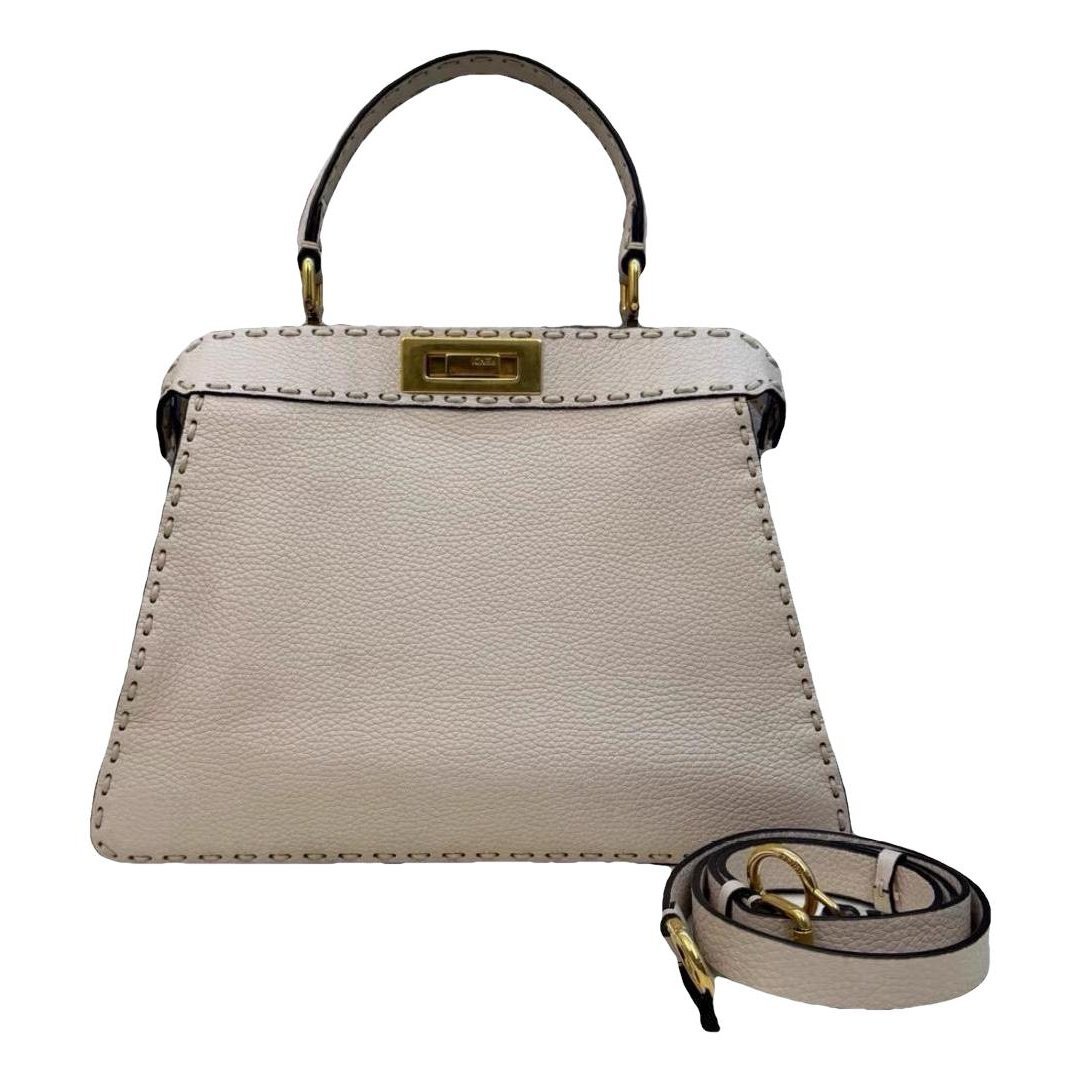 Peekaboo leather handbag