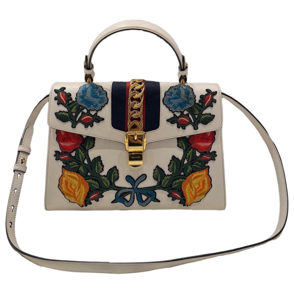 Sylvie Top Handle leather handbag
