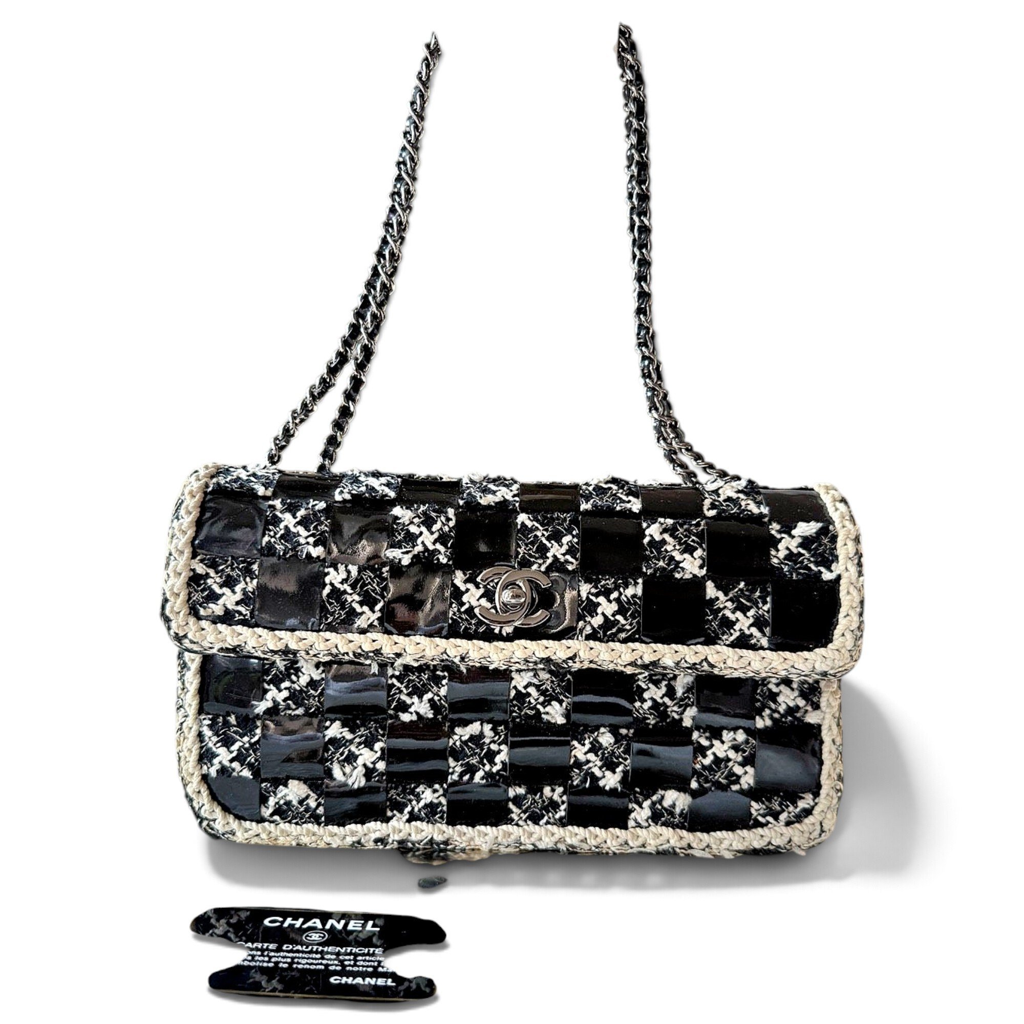 Tweed crossbody bag