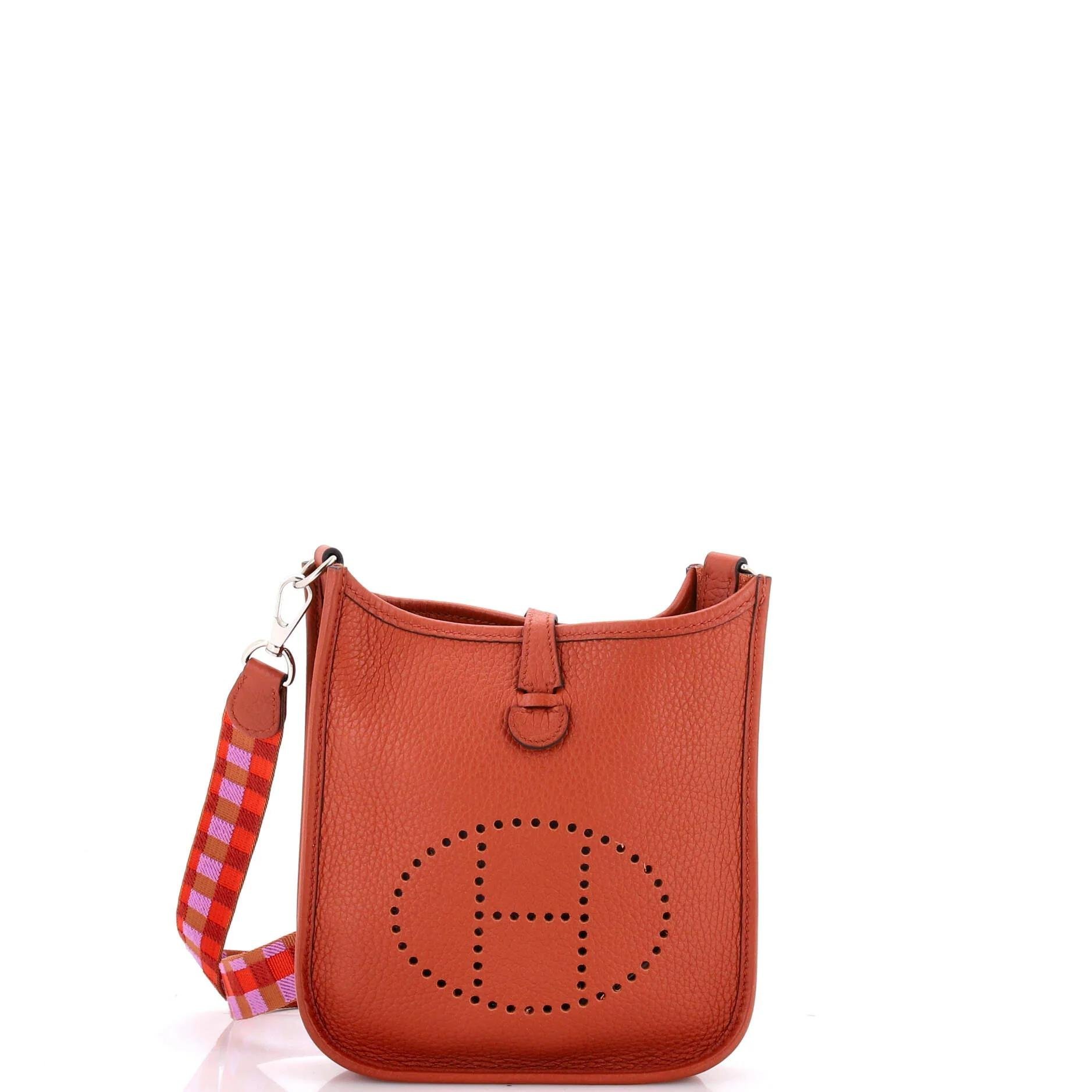 Mini Evelyne leather crossbody bag
