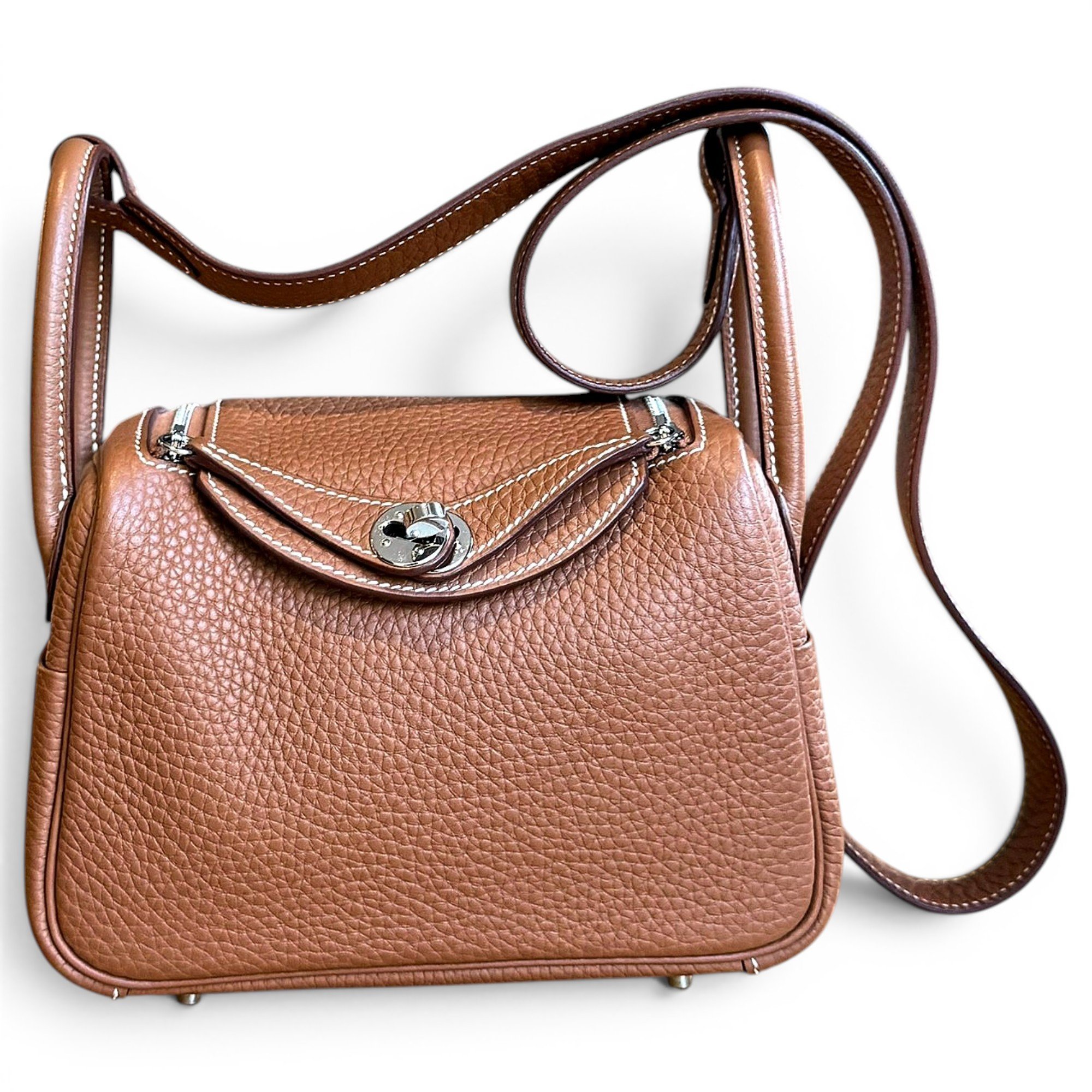 Lindy leather handbag