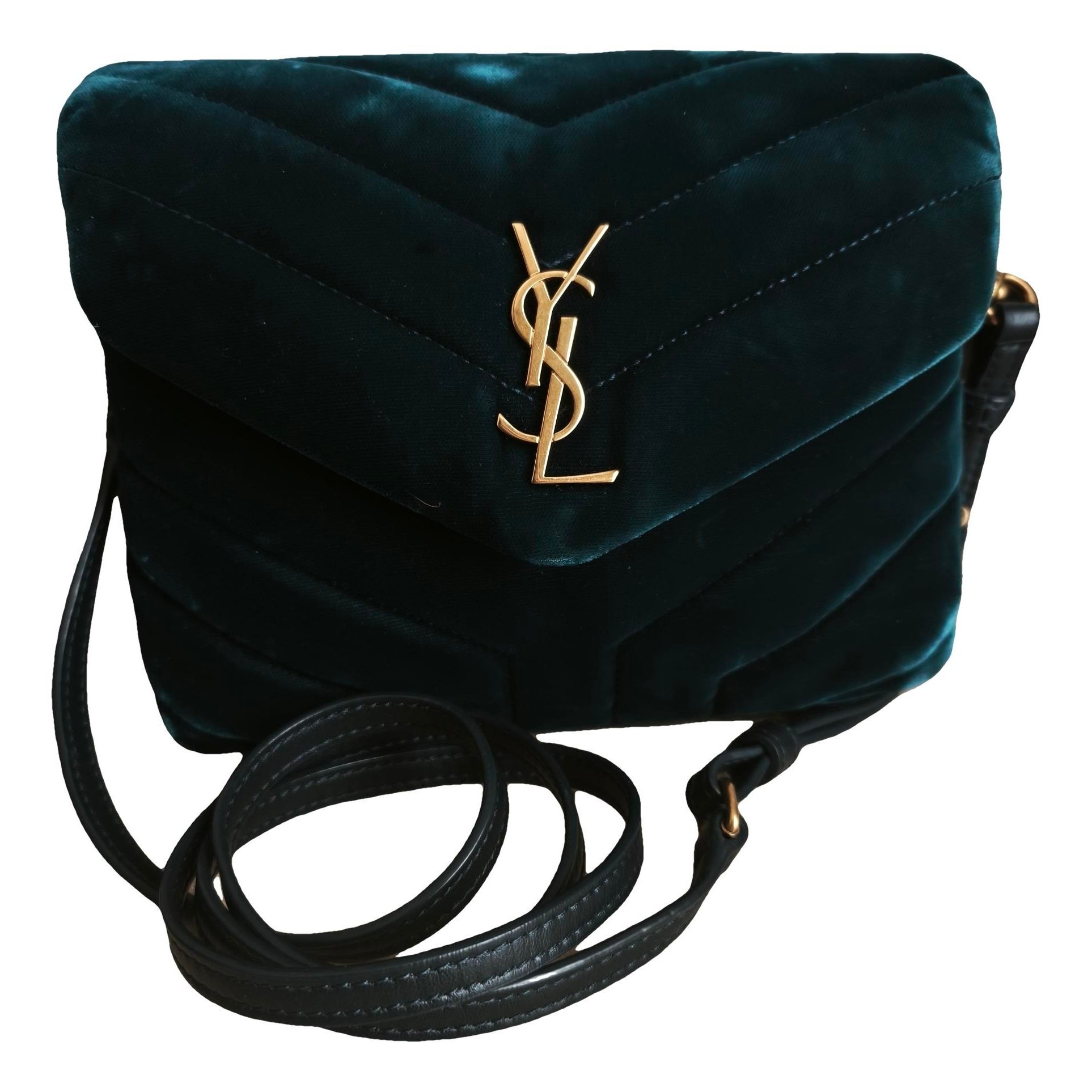 Loulou velvet crossbody bag