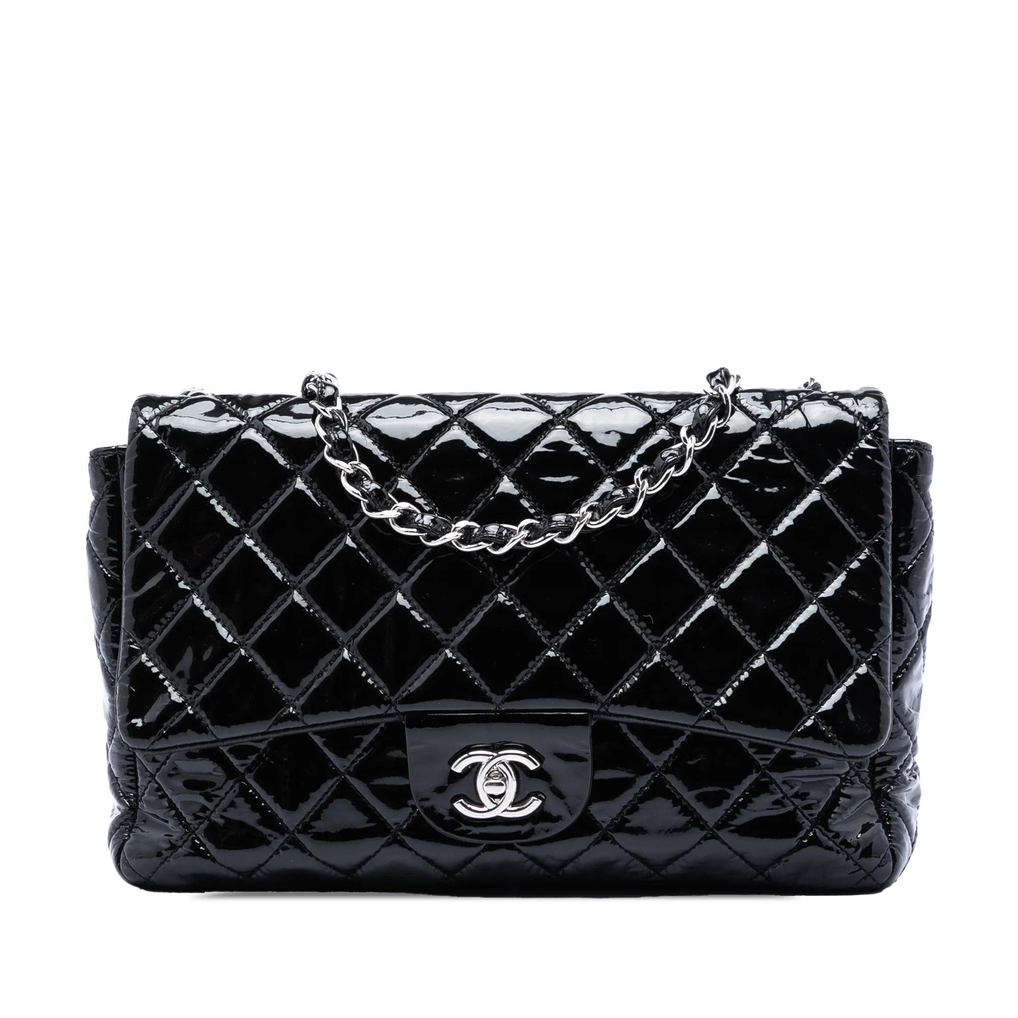 Timeless/Classique patent leather handbag