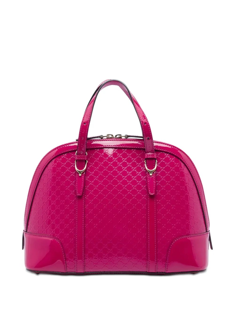 2016-2026 Small Microguccissima Patent Nice Dome satchel