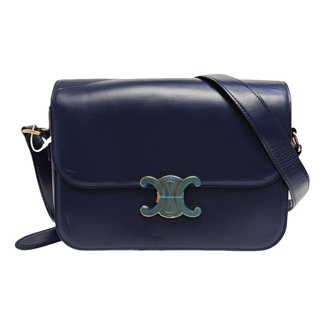 Triomphe leather handbag