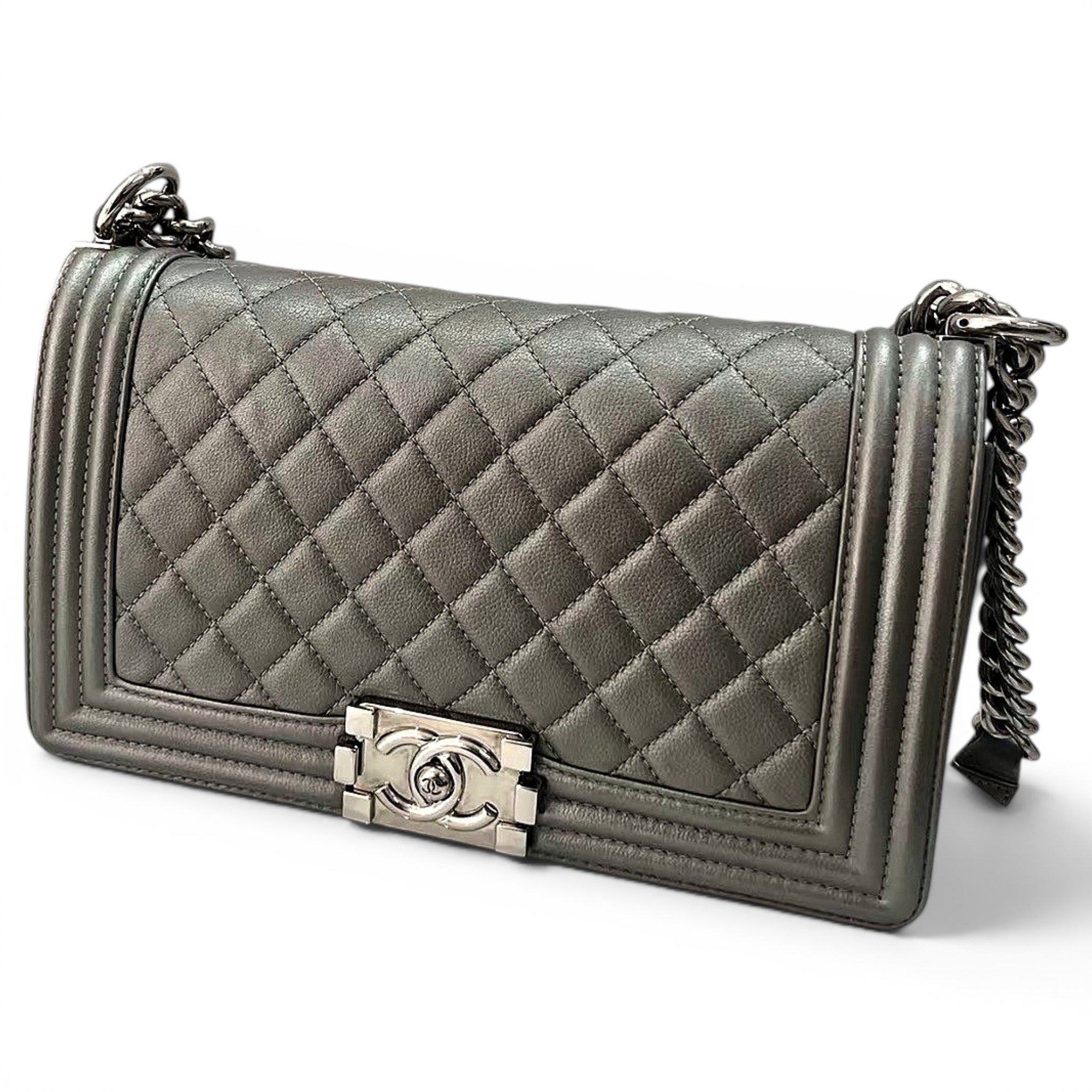 Boy leather crossbody bag