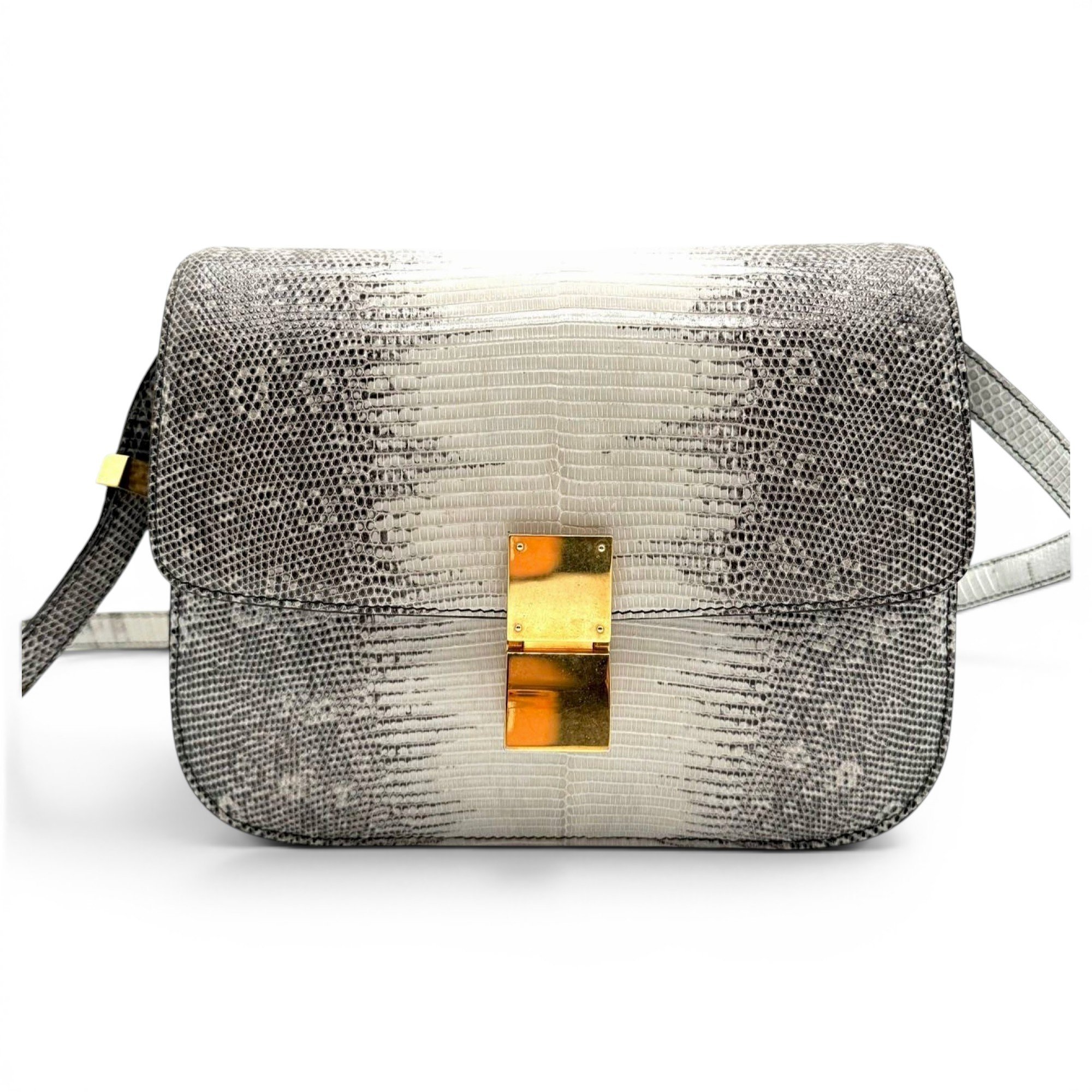 Classic lizard handbag