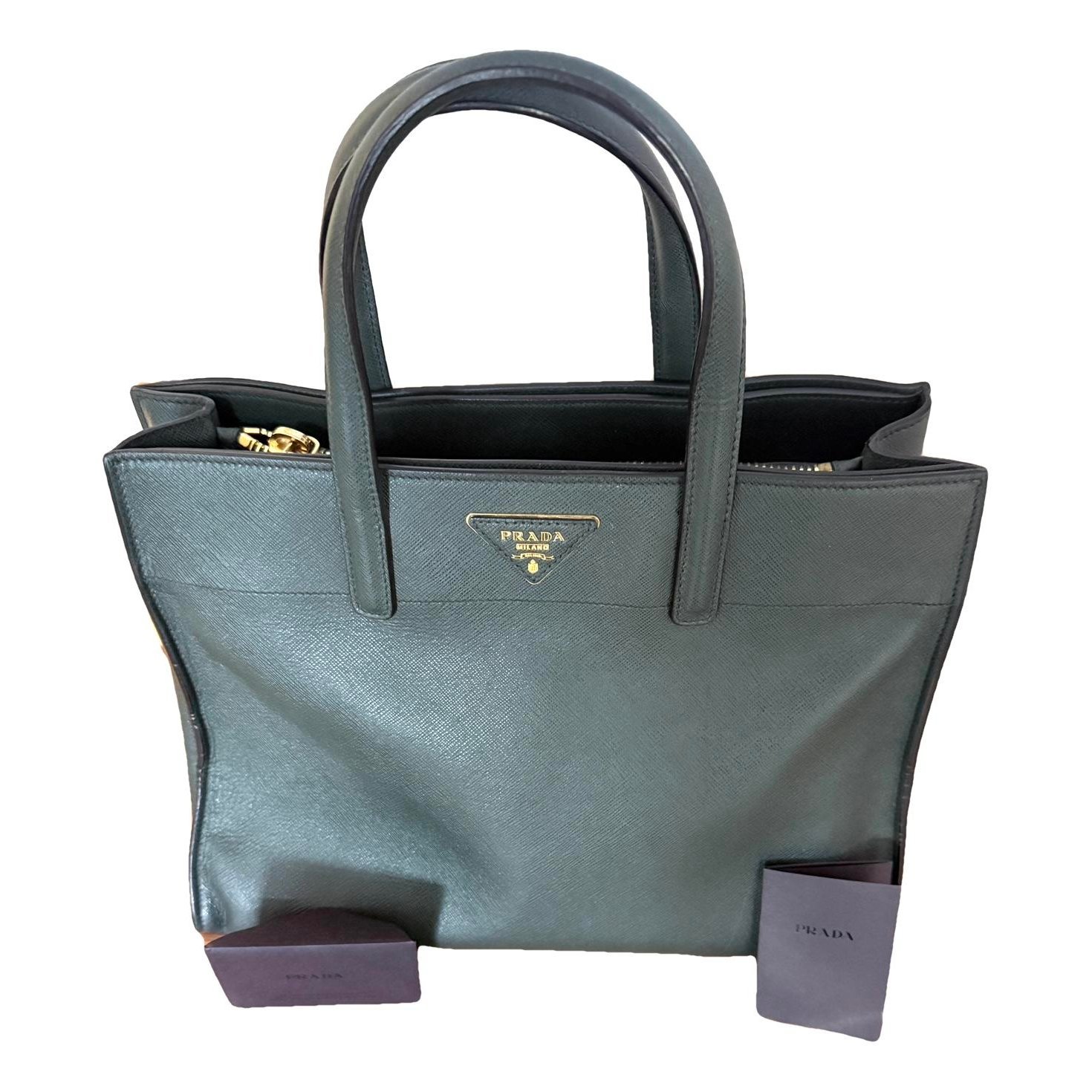 Leather tote