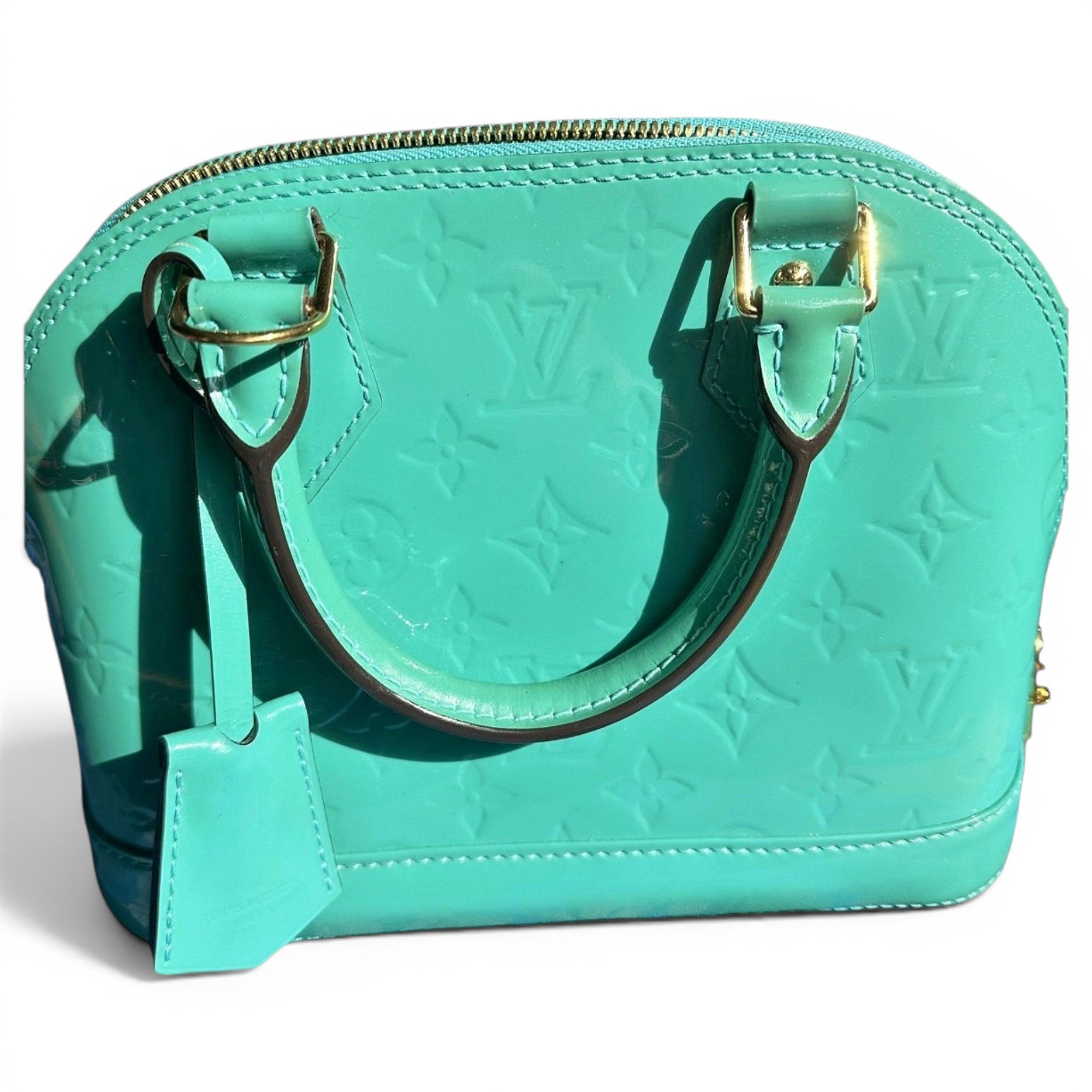 Alma BB patent leather handbag