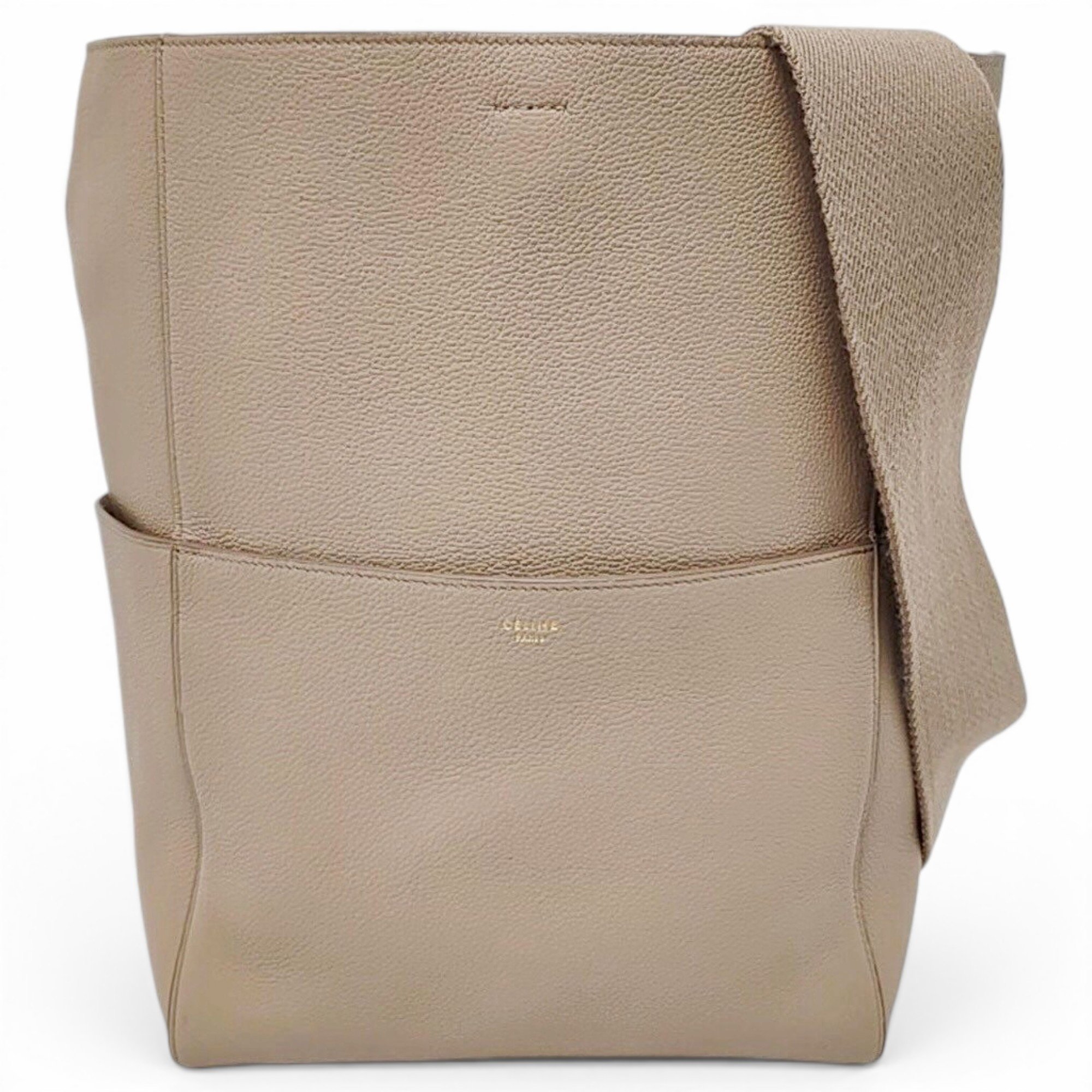 Seau Sangle leather tote