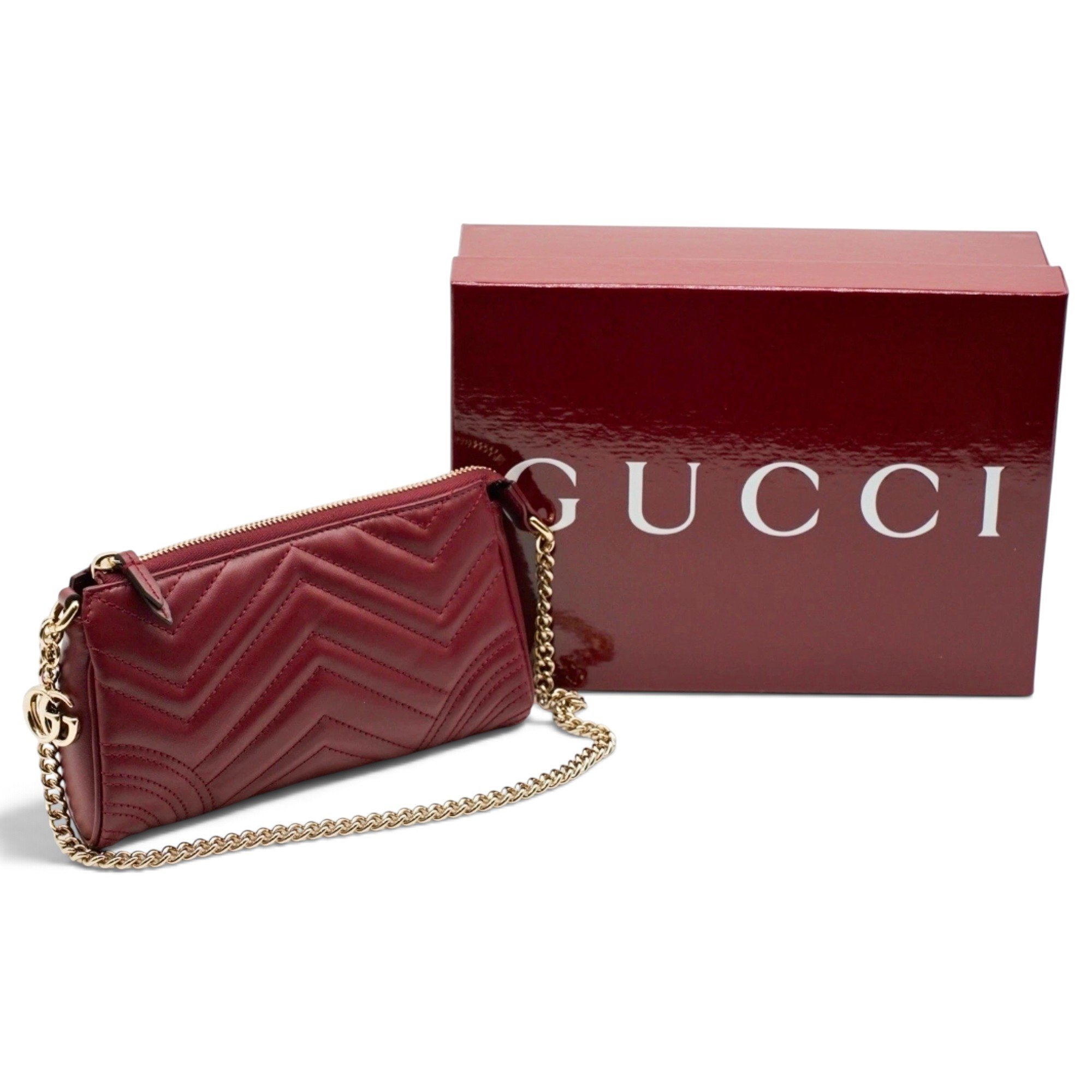 GG Marmont Chain Flap leather handbag