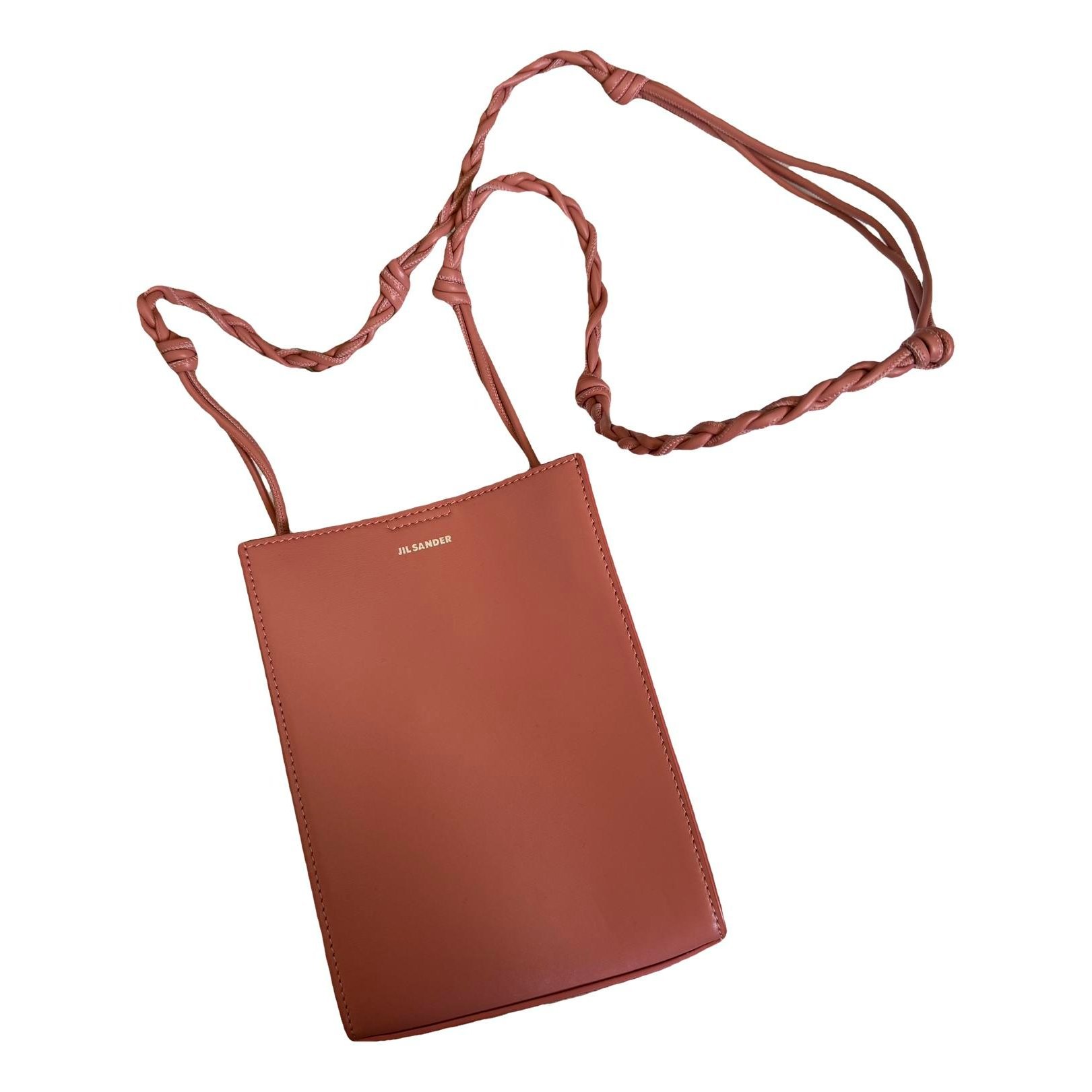 Tangle leather crossbody bag