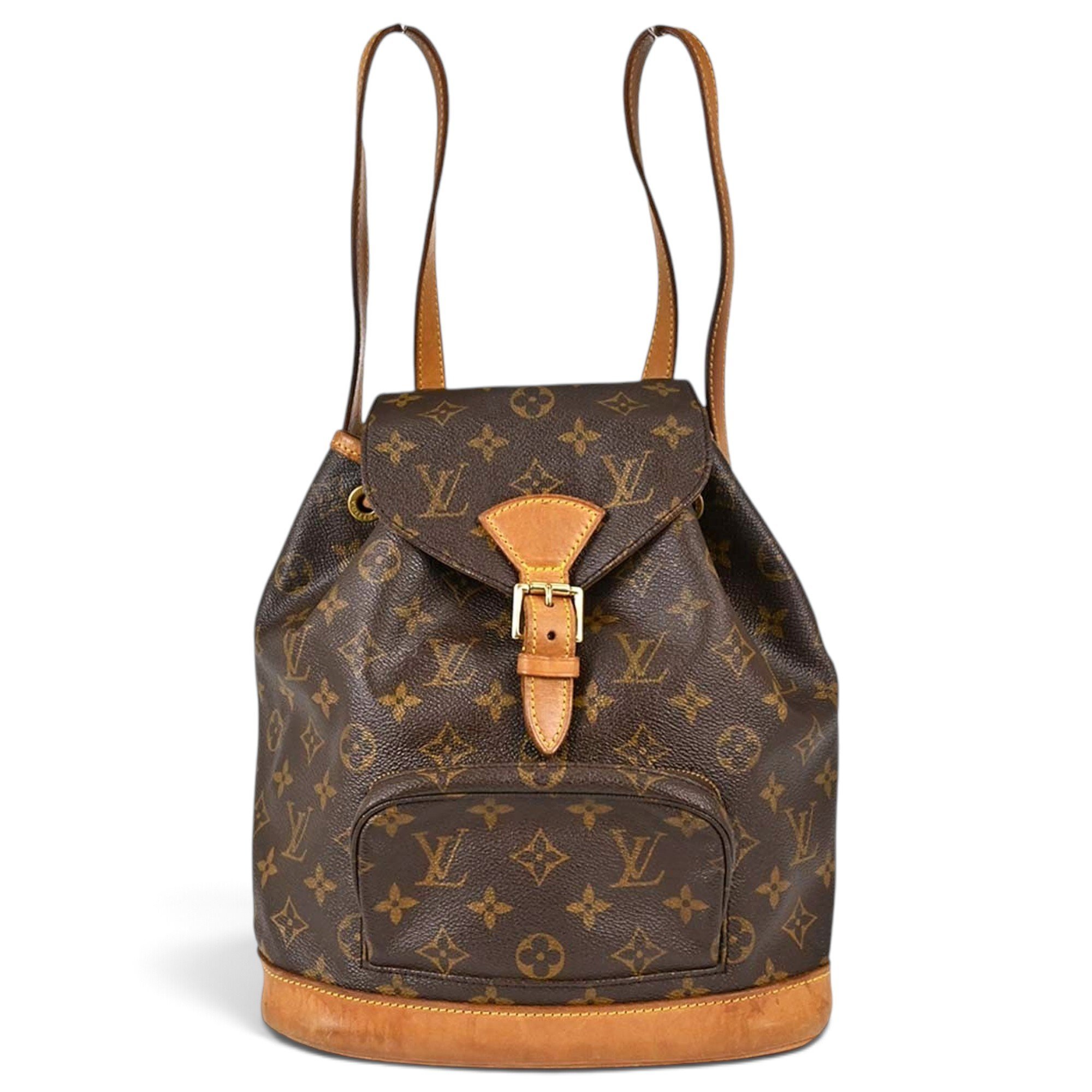 Louis Vuitton Montsouris cloth backpack