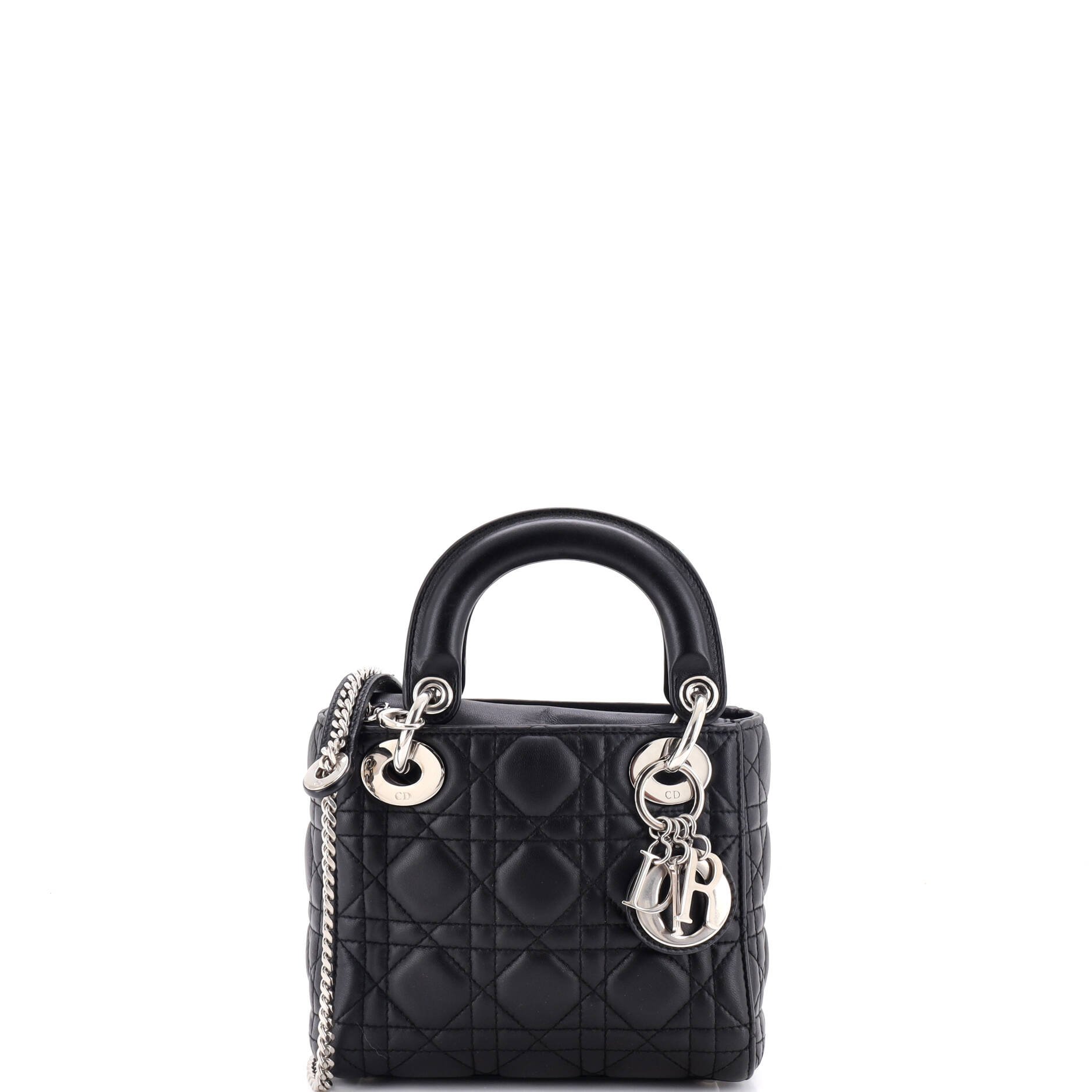 Lady Dior Chain Bag Cannage Quilt Lambskin Mini