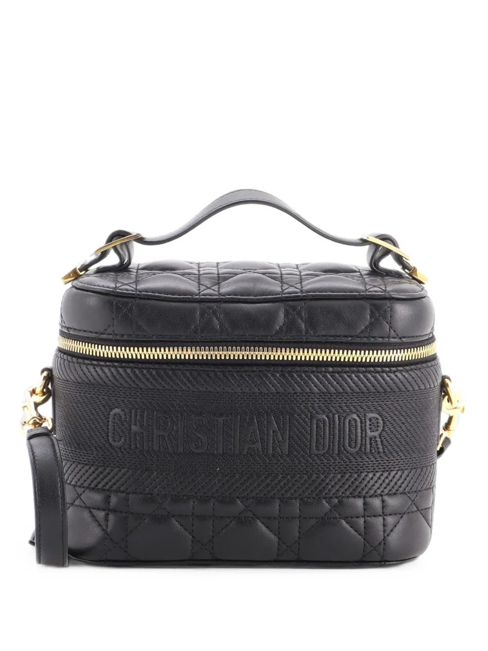 DiorTravel Convertible Vanity Case Cannage Quilt Lambskin Small crossbody bag