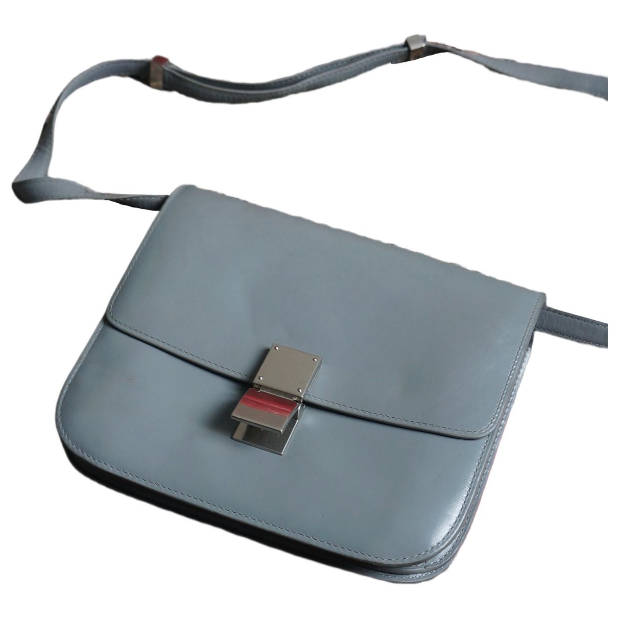Classic leather crossbody bag