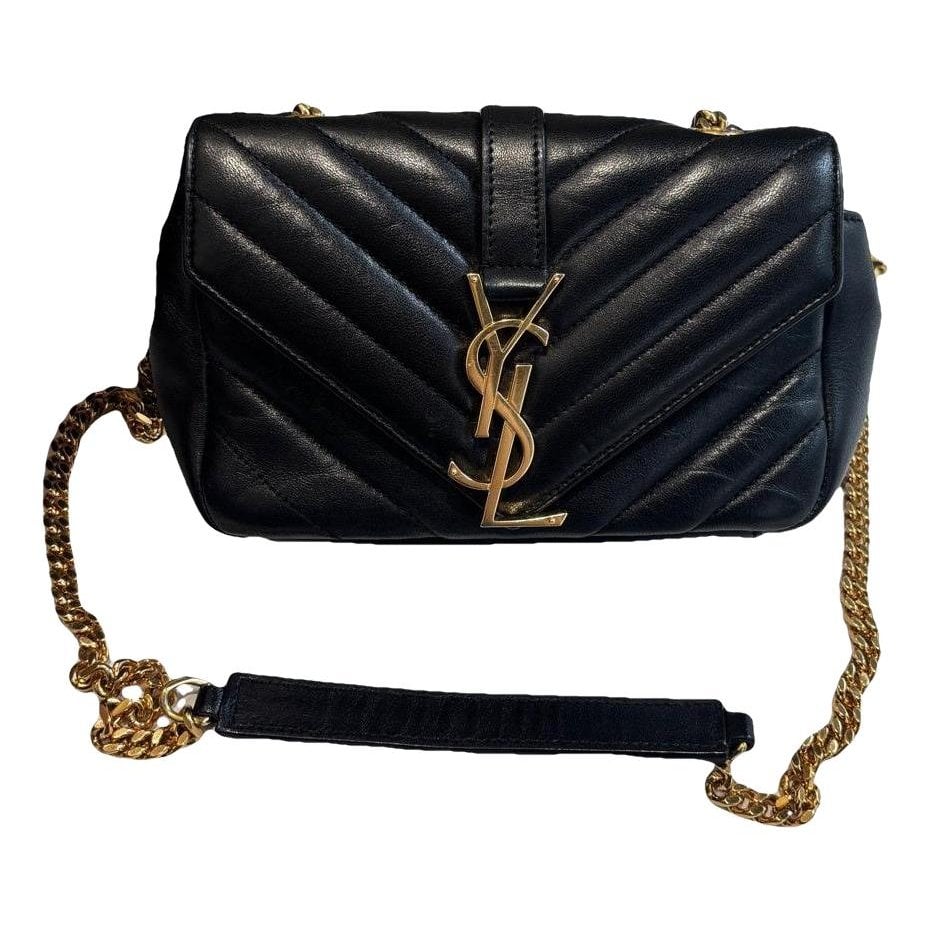 Collége monogramme leather handbag
