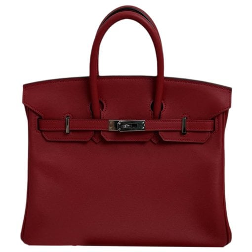 Birkin 25 leather handbag