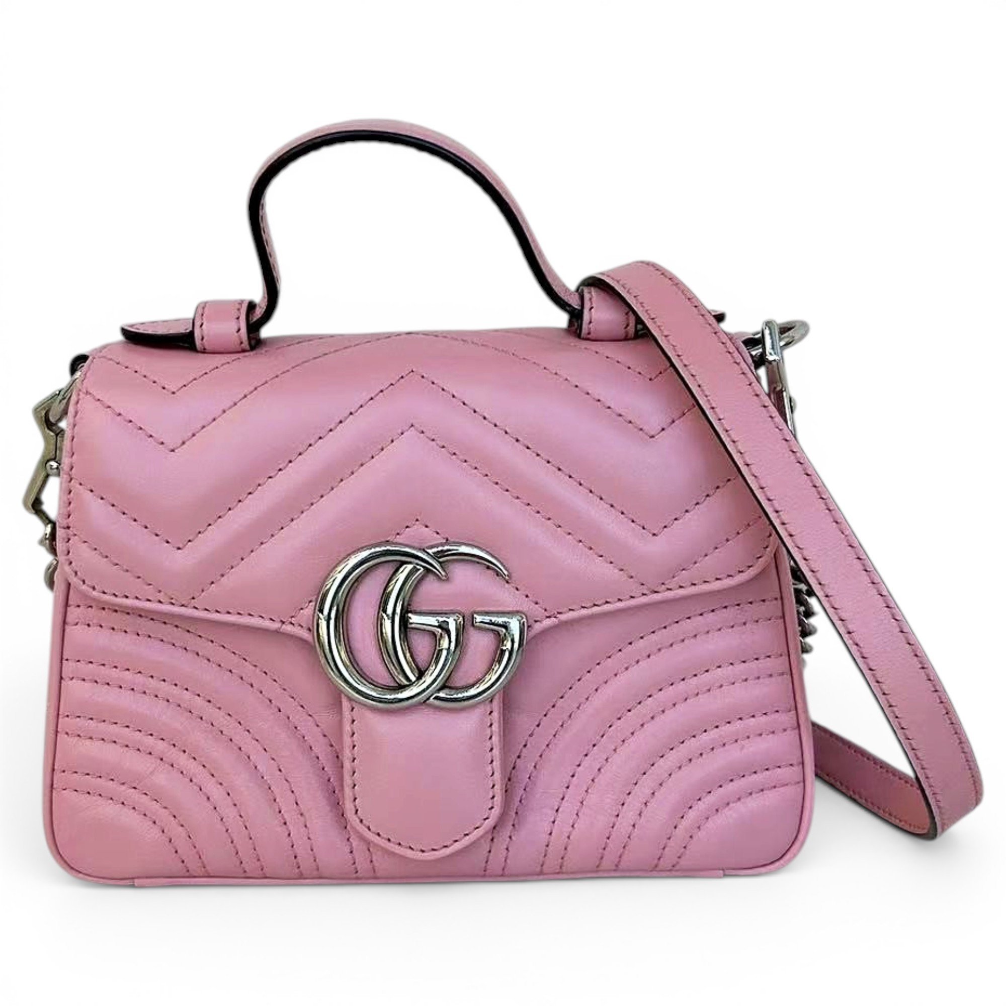GG Marmont Flap leather handbag