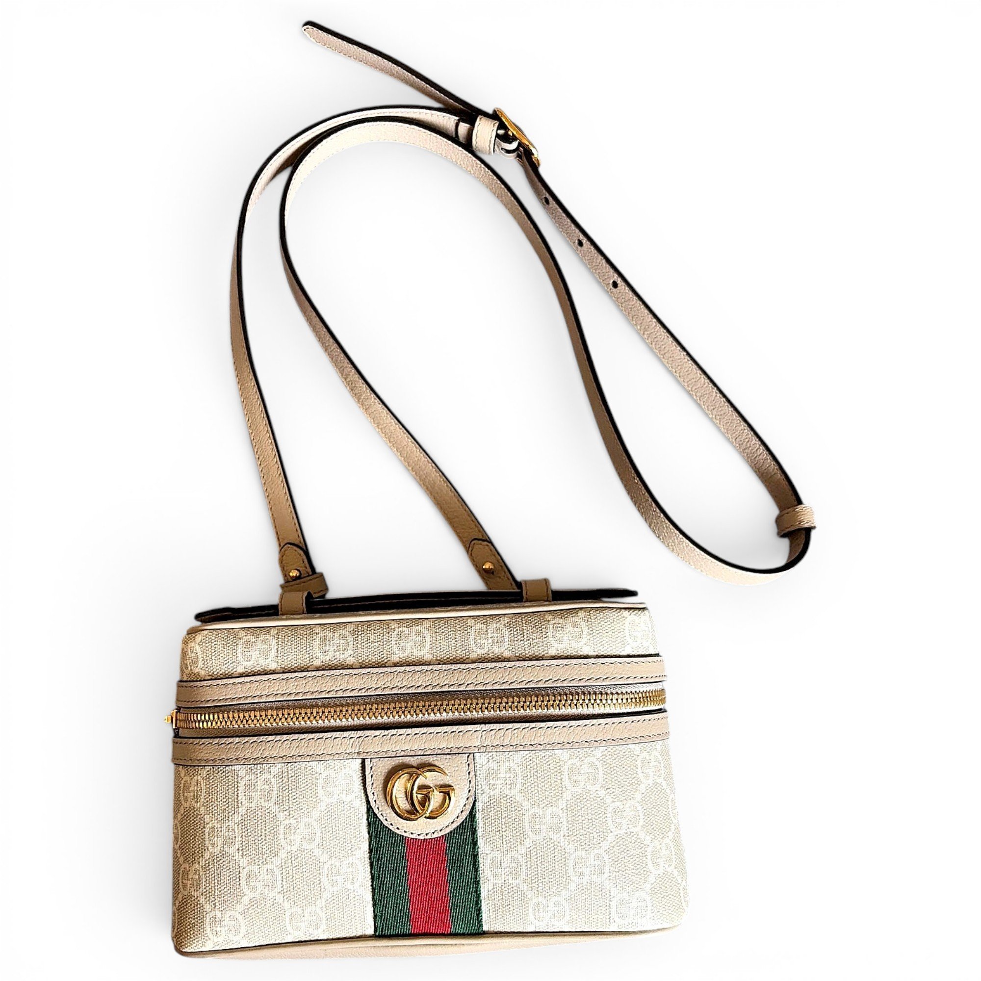 Ophidia leather crossbody bag