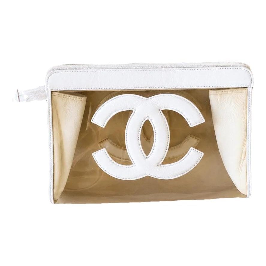 Vinyl clutch bag