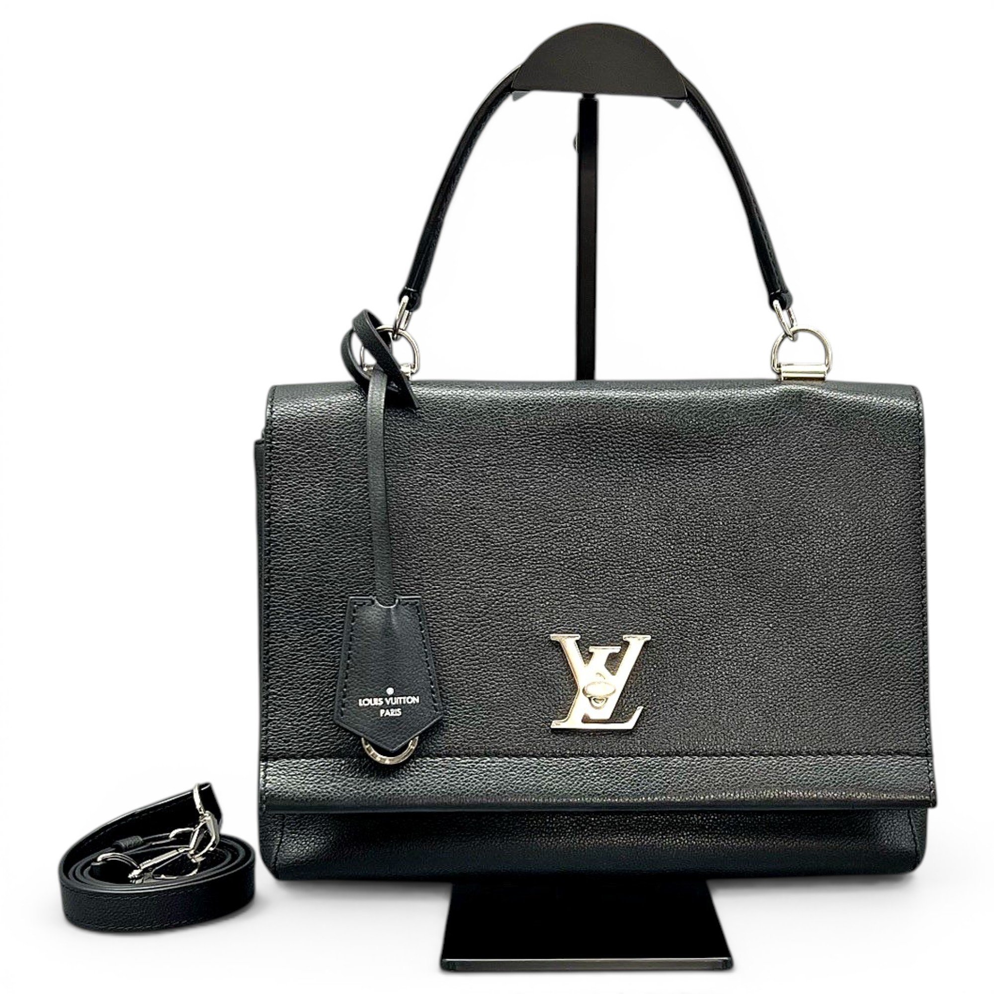 Lockme leather satchel