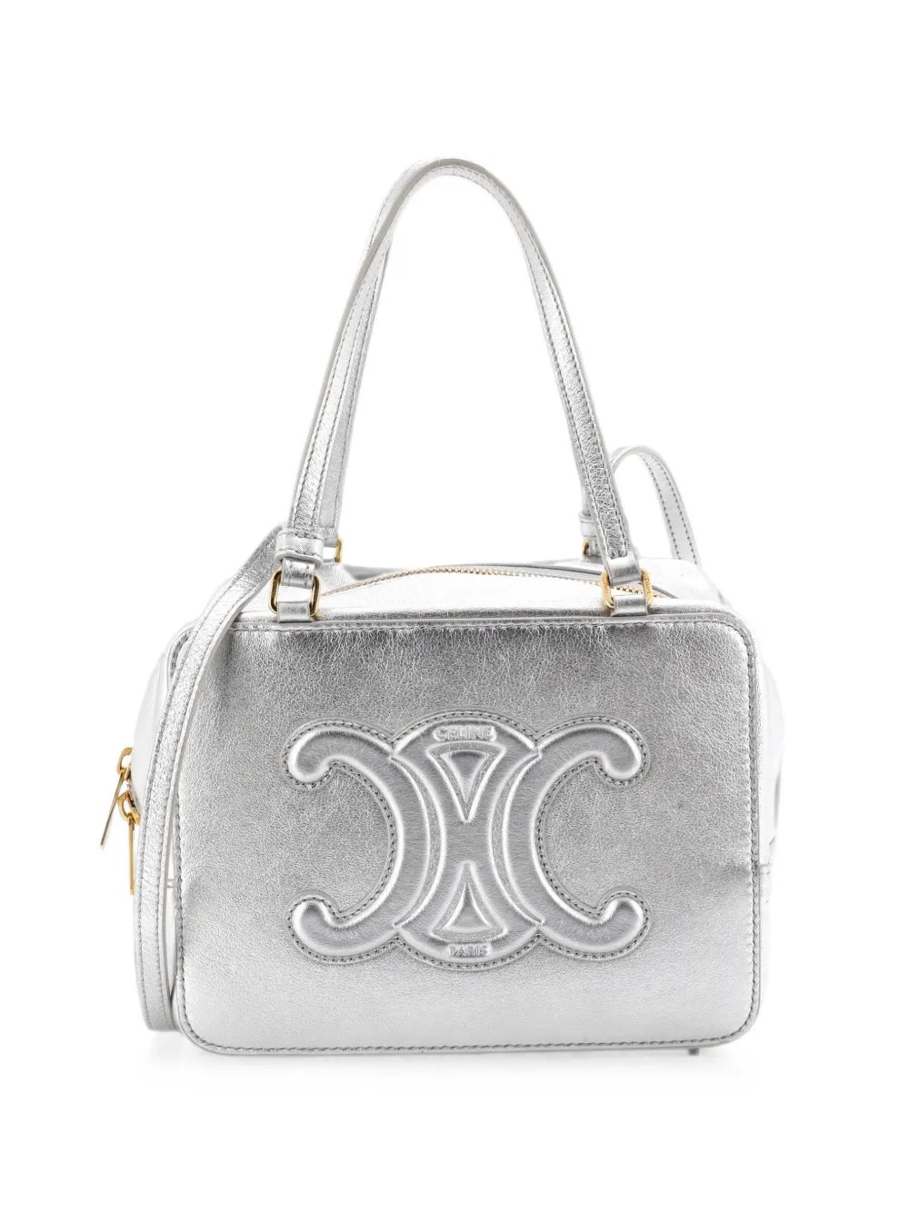Cuir Triomphe Folded Cube Bag Leather shoulder bag