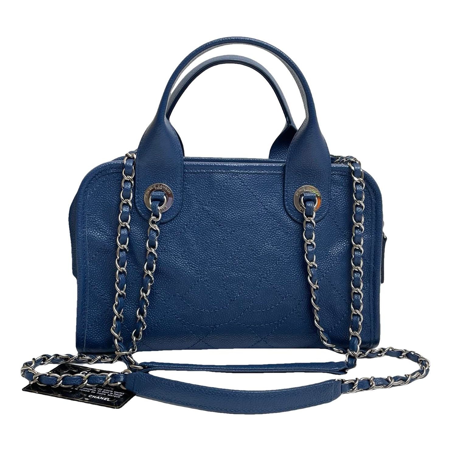 Deauville leather handbag