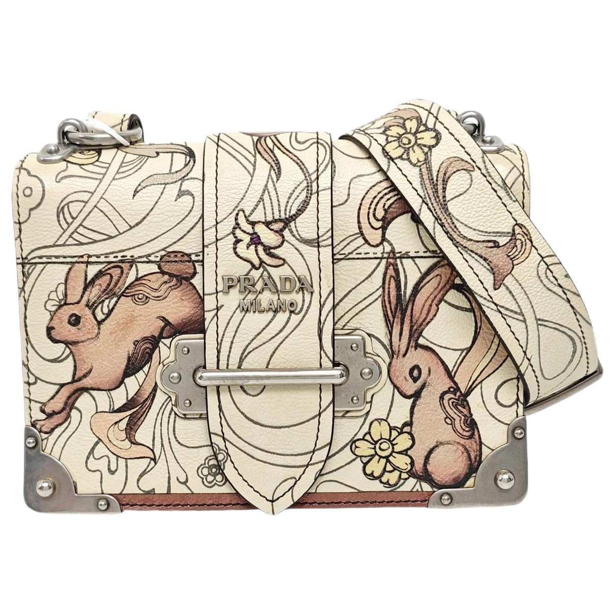 Cahier leather crossbody bag