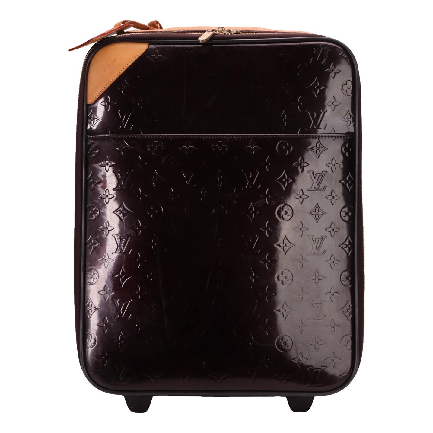 Pegase patent leather travel bag