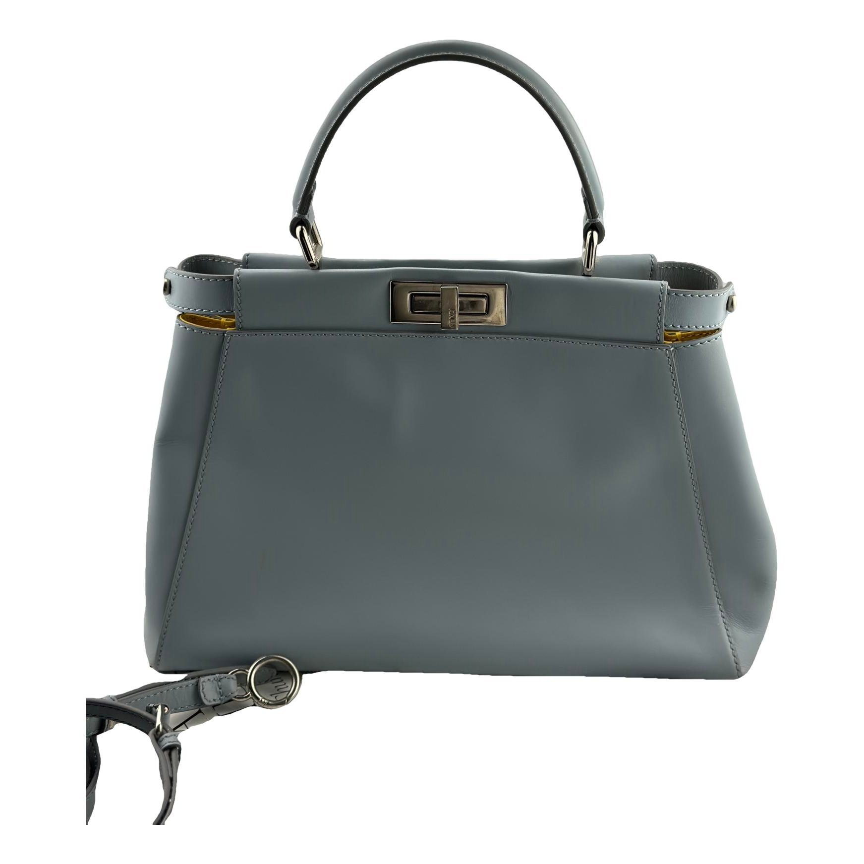 Peekaboo leather handbag