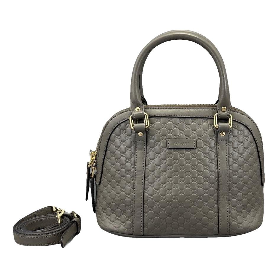 Dôme leather handbag