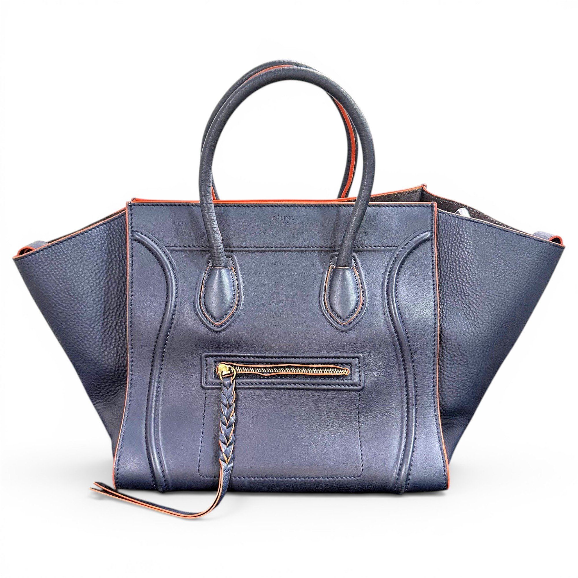 Luggage leather handbag
