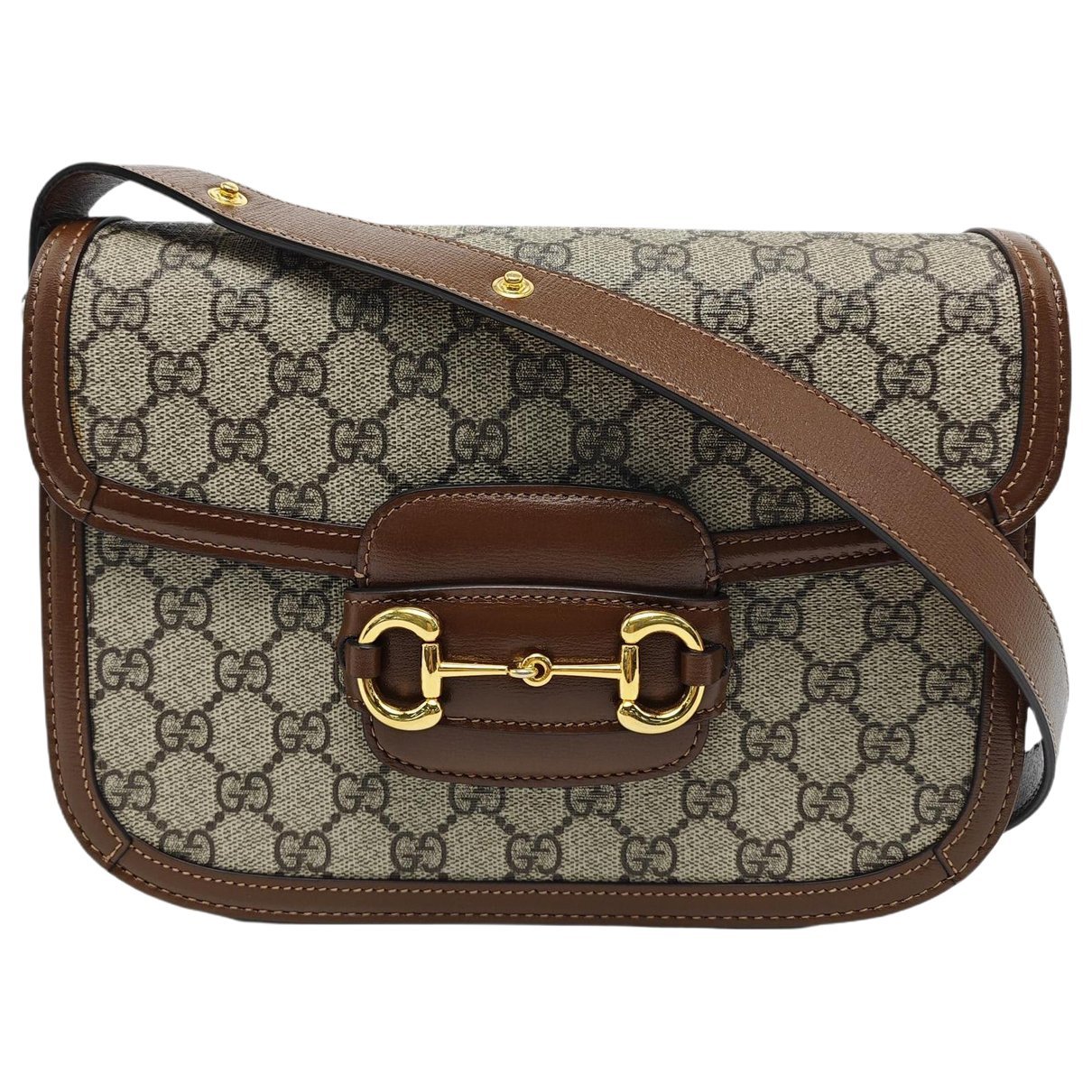 Handle Horsebit 1955 leather crossbody bag
