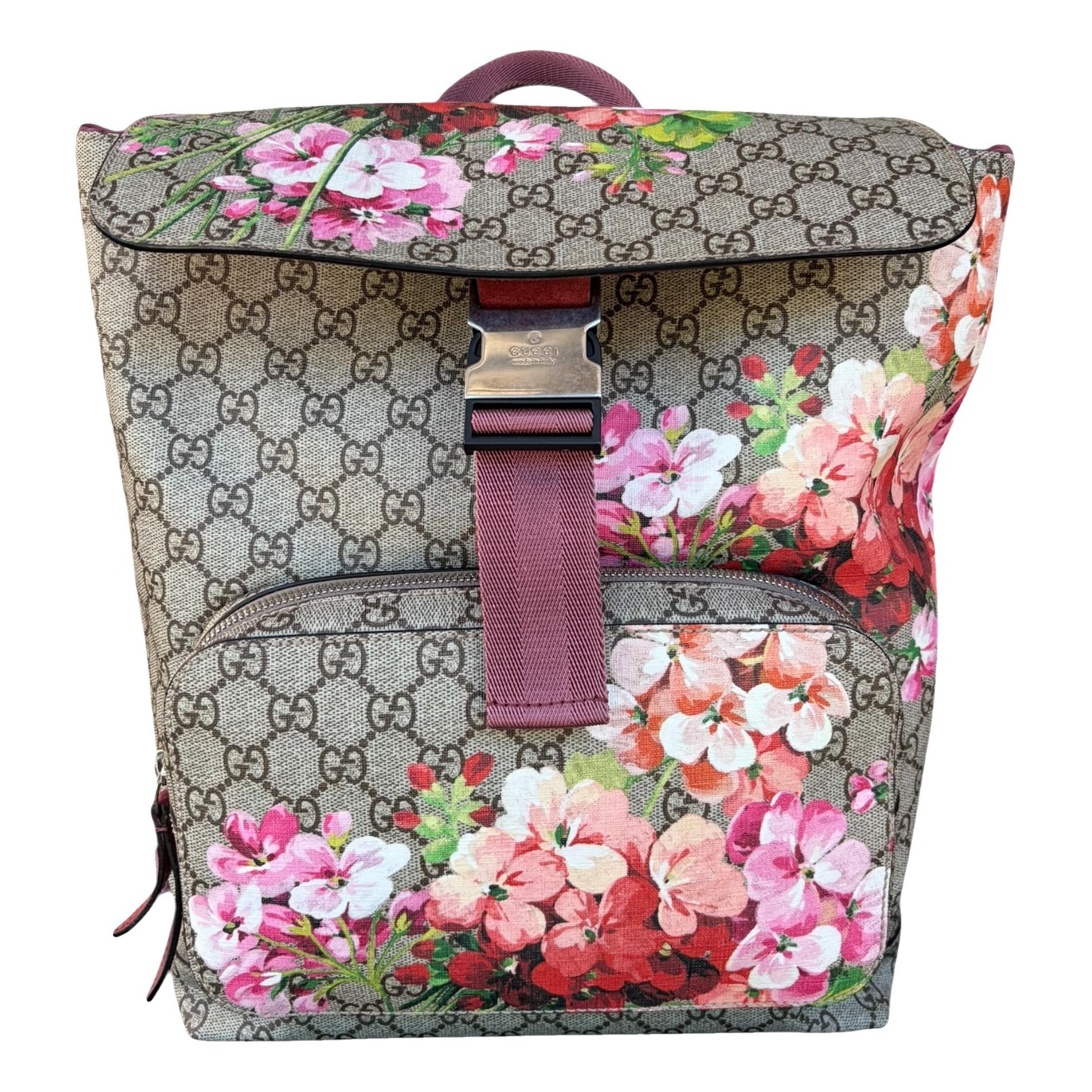Leather backpack