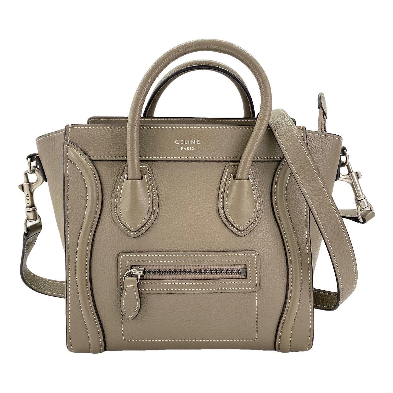 Nano Luggage leather handbag