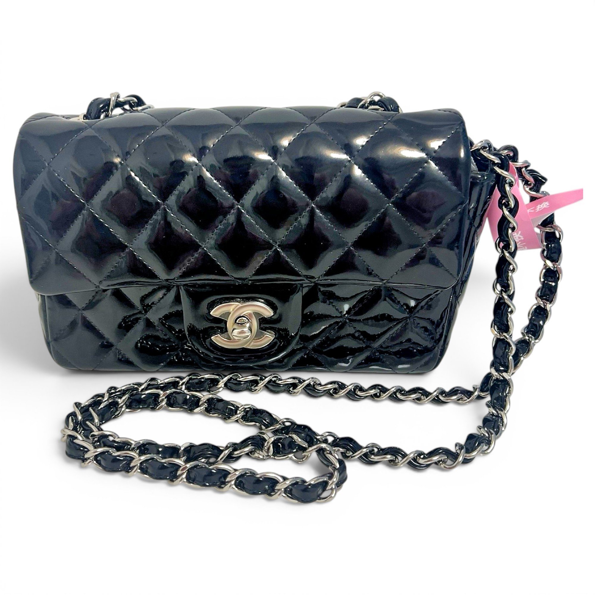 Timeless/Classique patent leather handbag