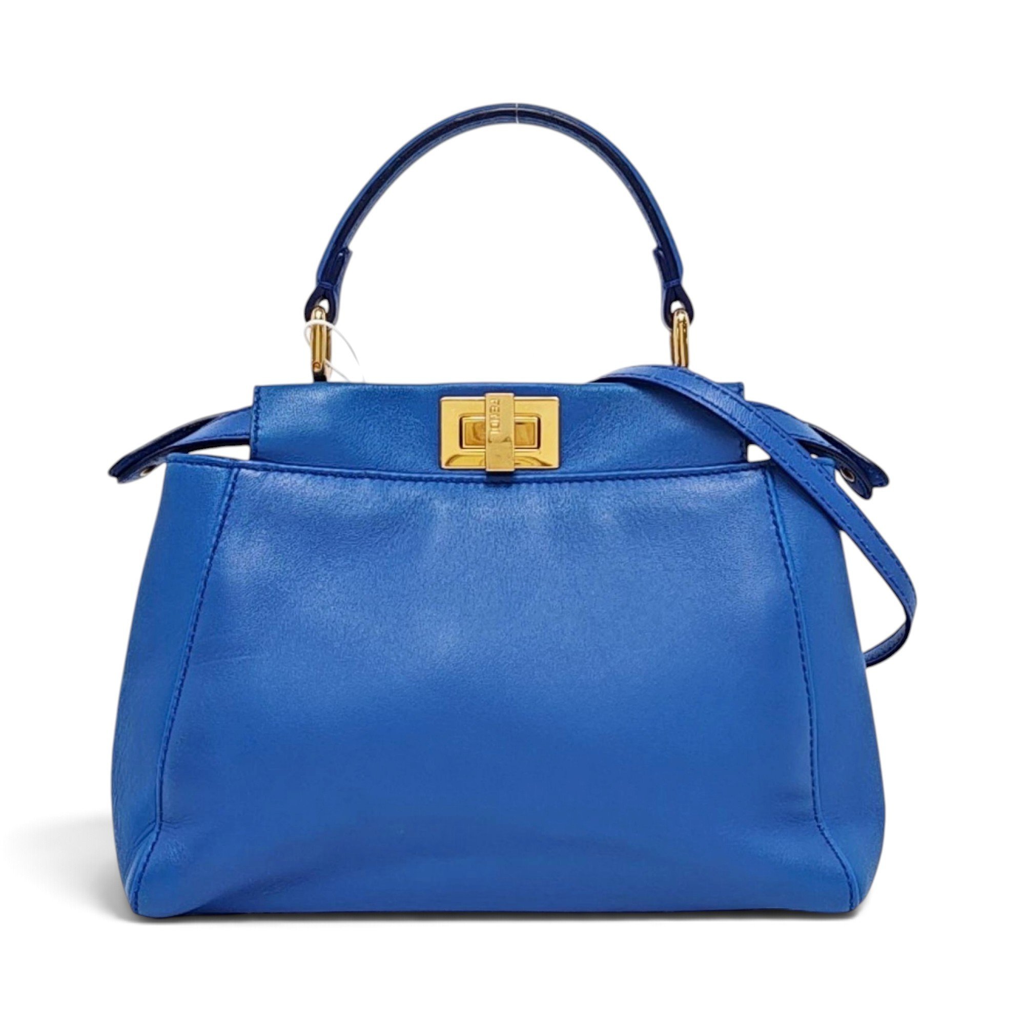 Peekaboo leather handbag