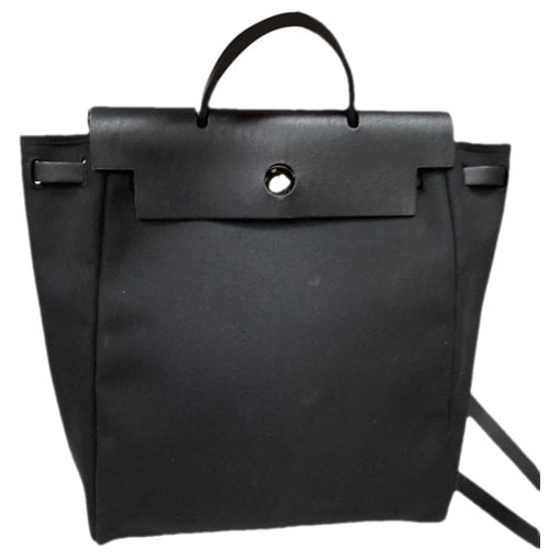 Hermes Herbag Handbag Black