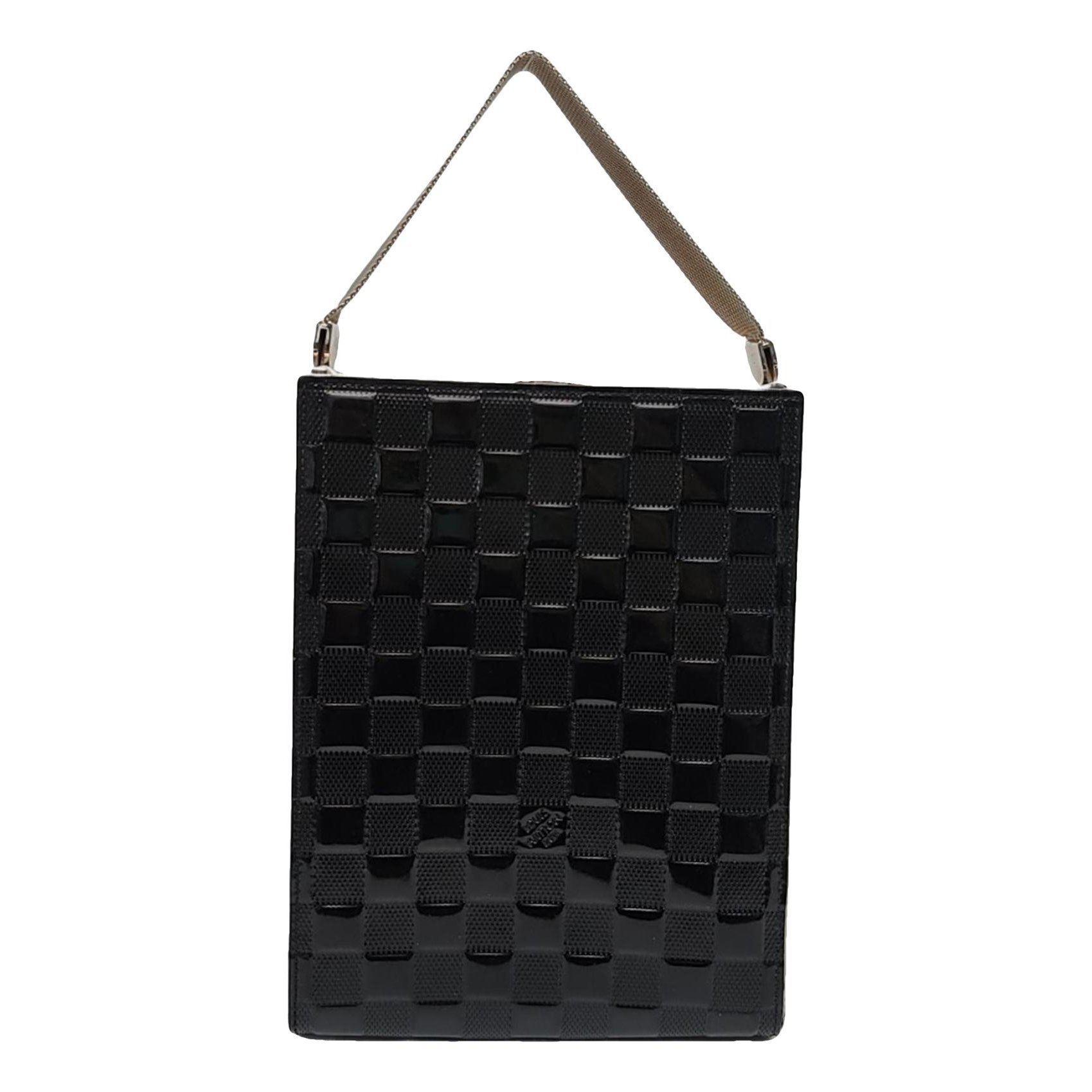 Patent leather handbag